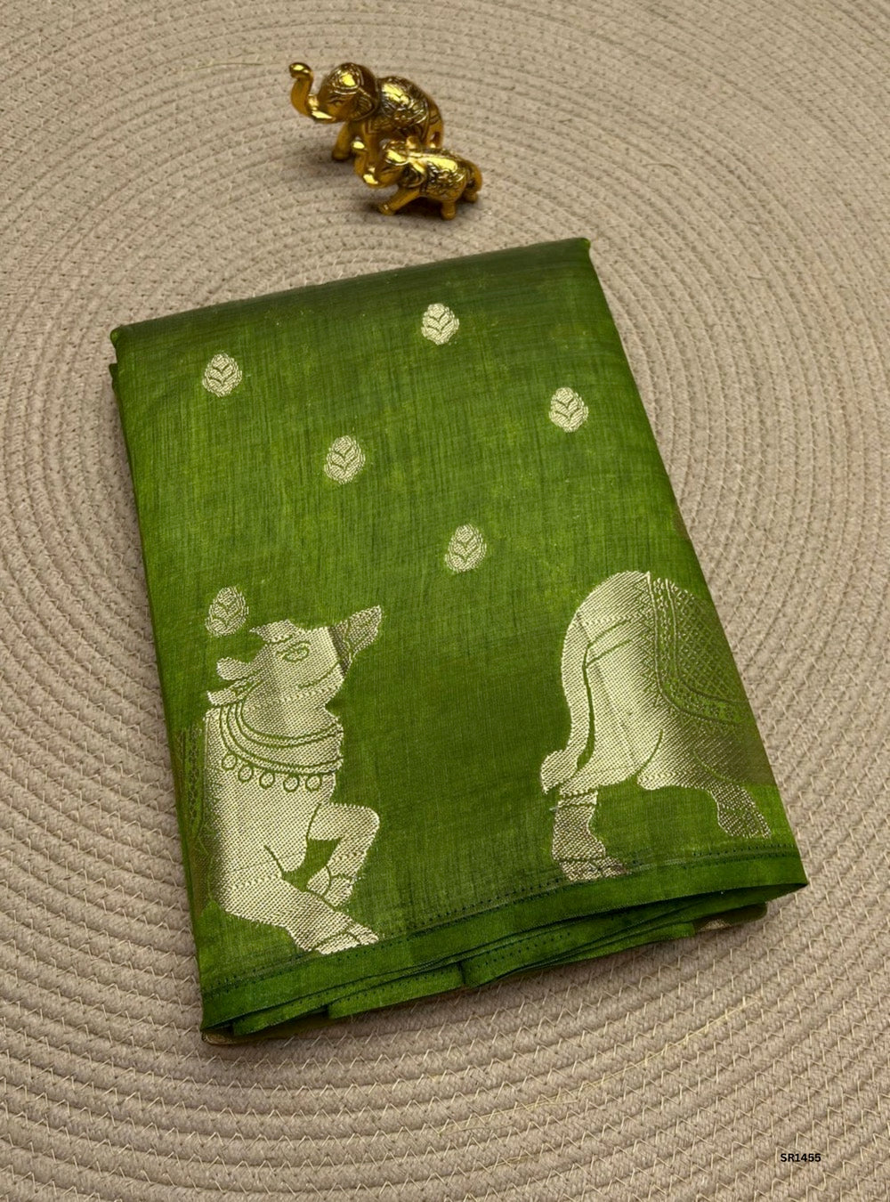 Green - Semi Tussar Saree