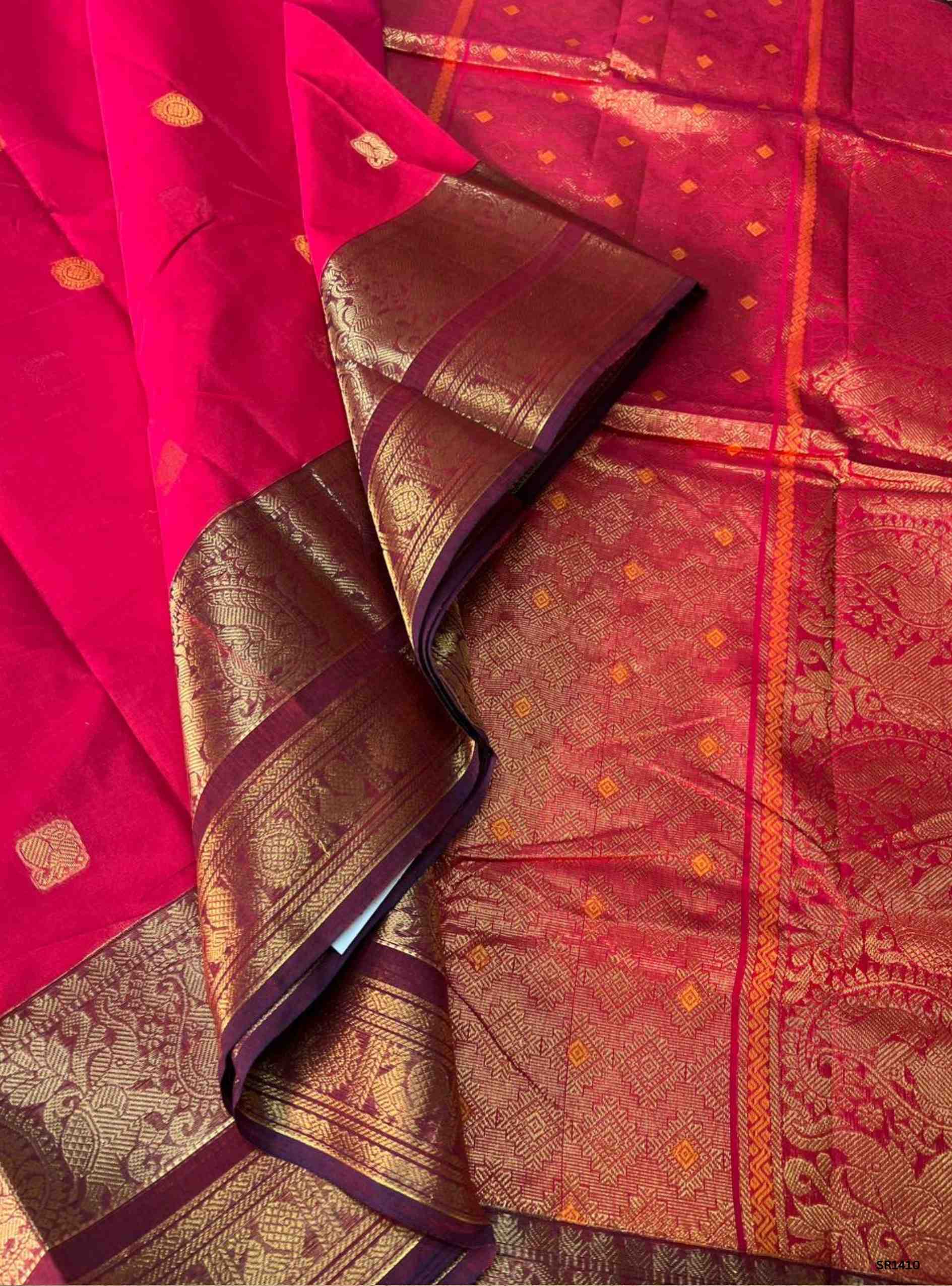 Pink & Magneta - Kanchi Cotton Saree