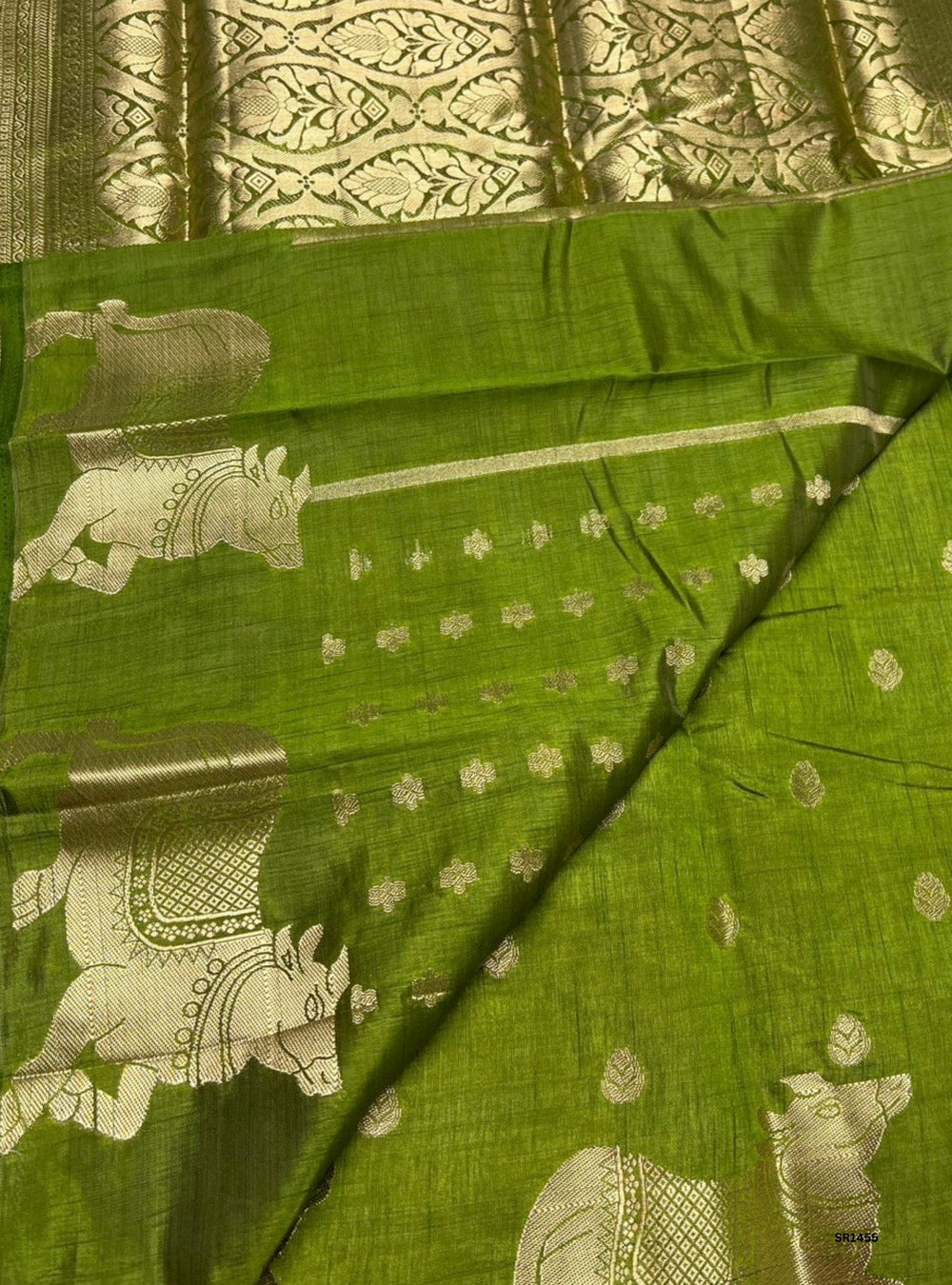 Green - Semi Tussar Saree