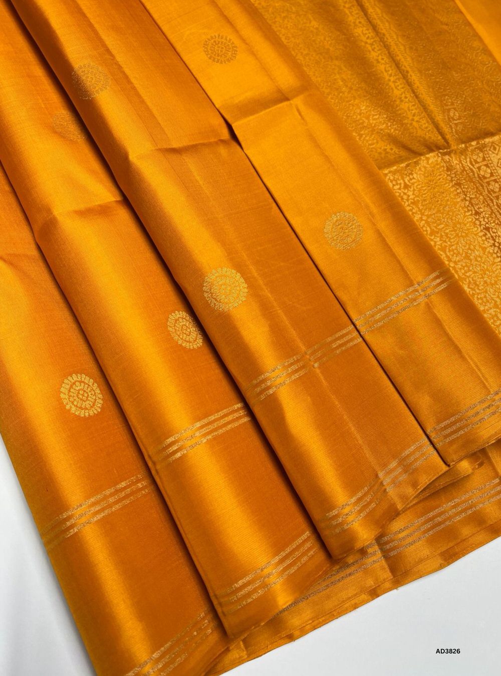 Yellow - Soft Silk Saree