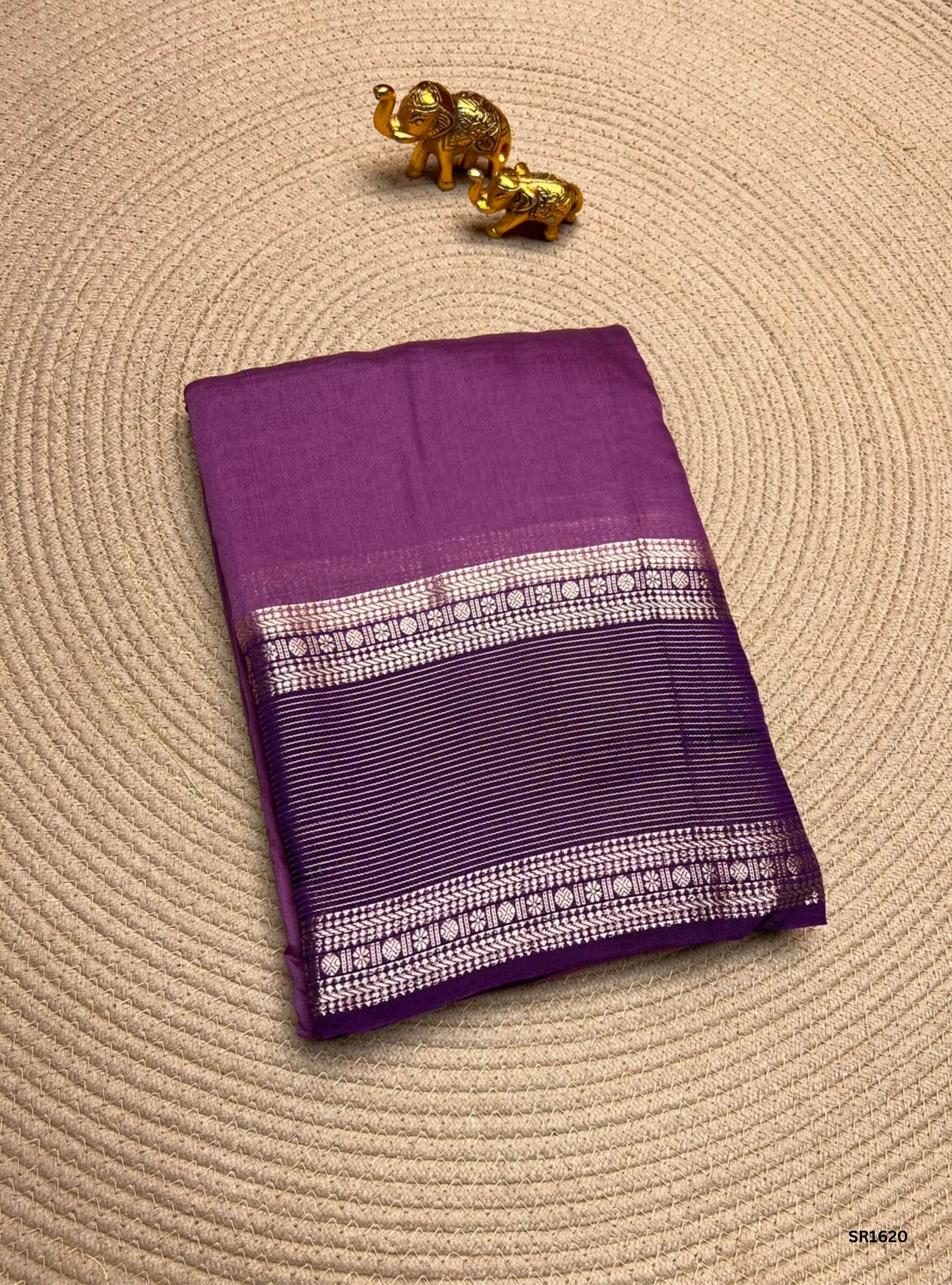 Ventage Rassberry & Grape - Binny Silk Saree