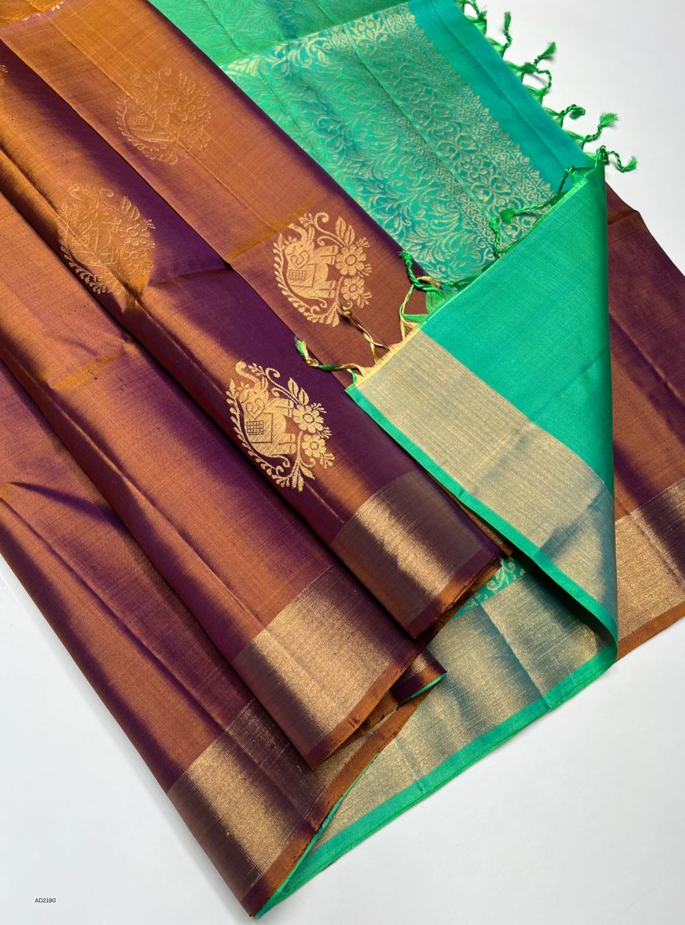 Brown & Rexona - Soft Silk Saree
