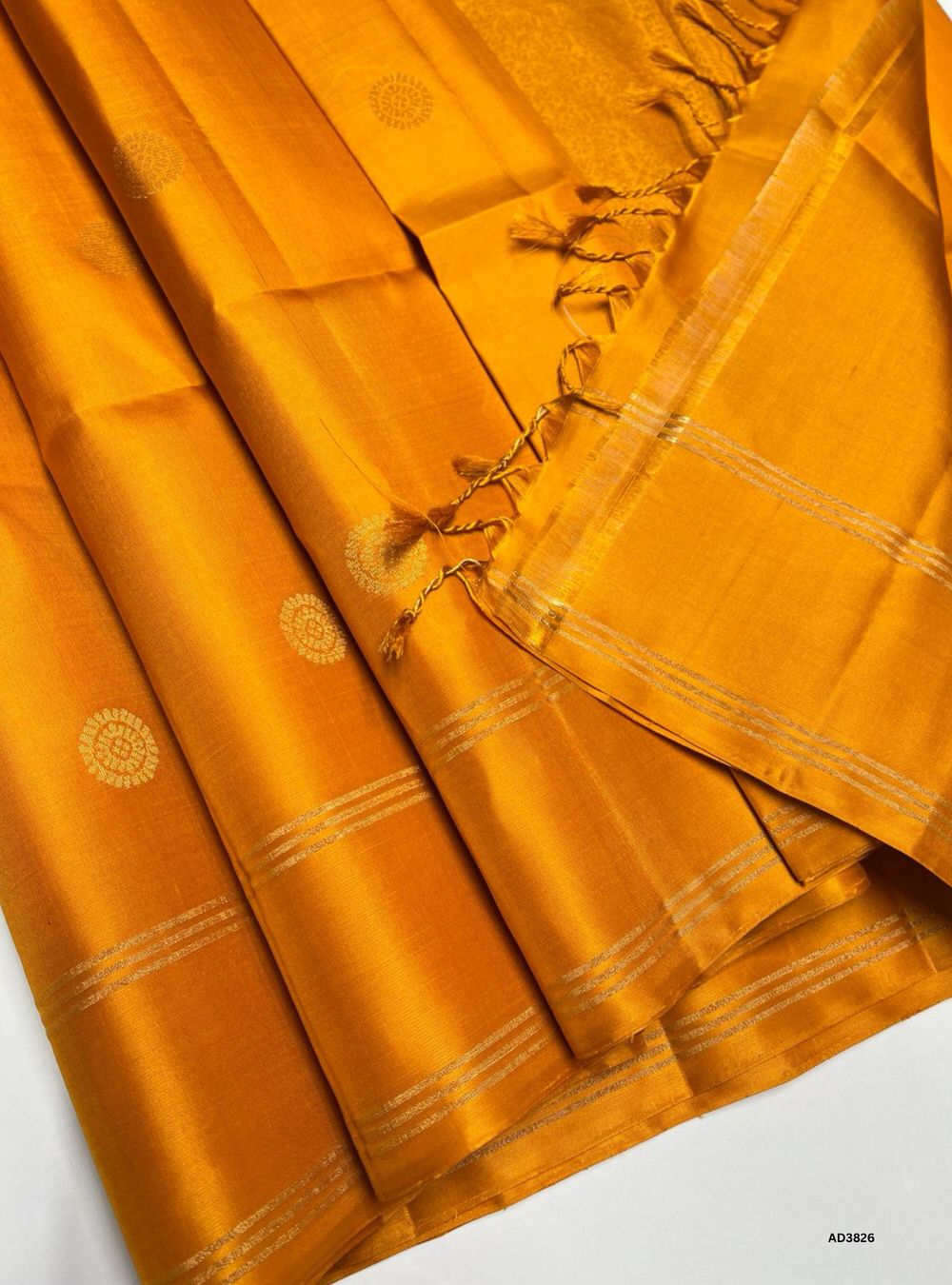 Yellow - Soft Silk Saree