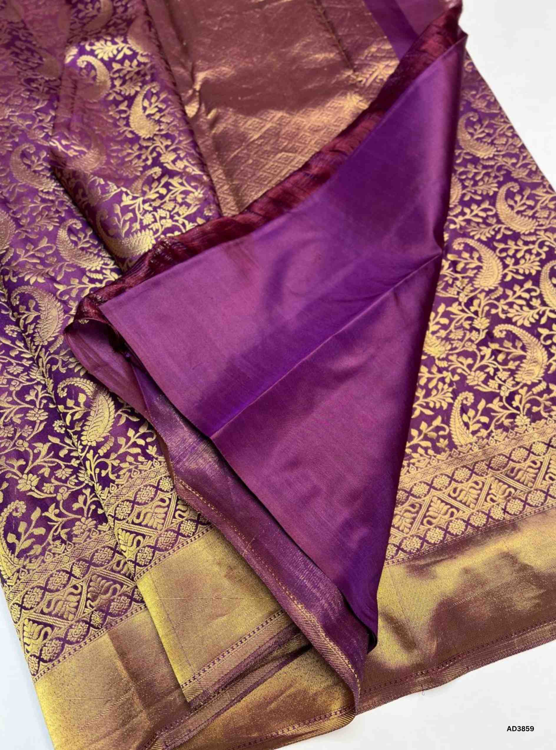Grape - Kanjeevaram Bridal Saree