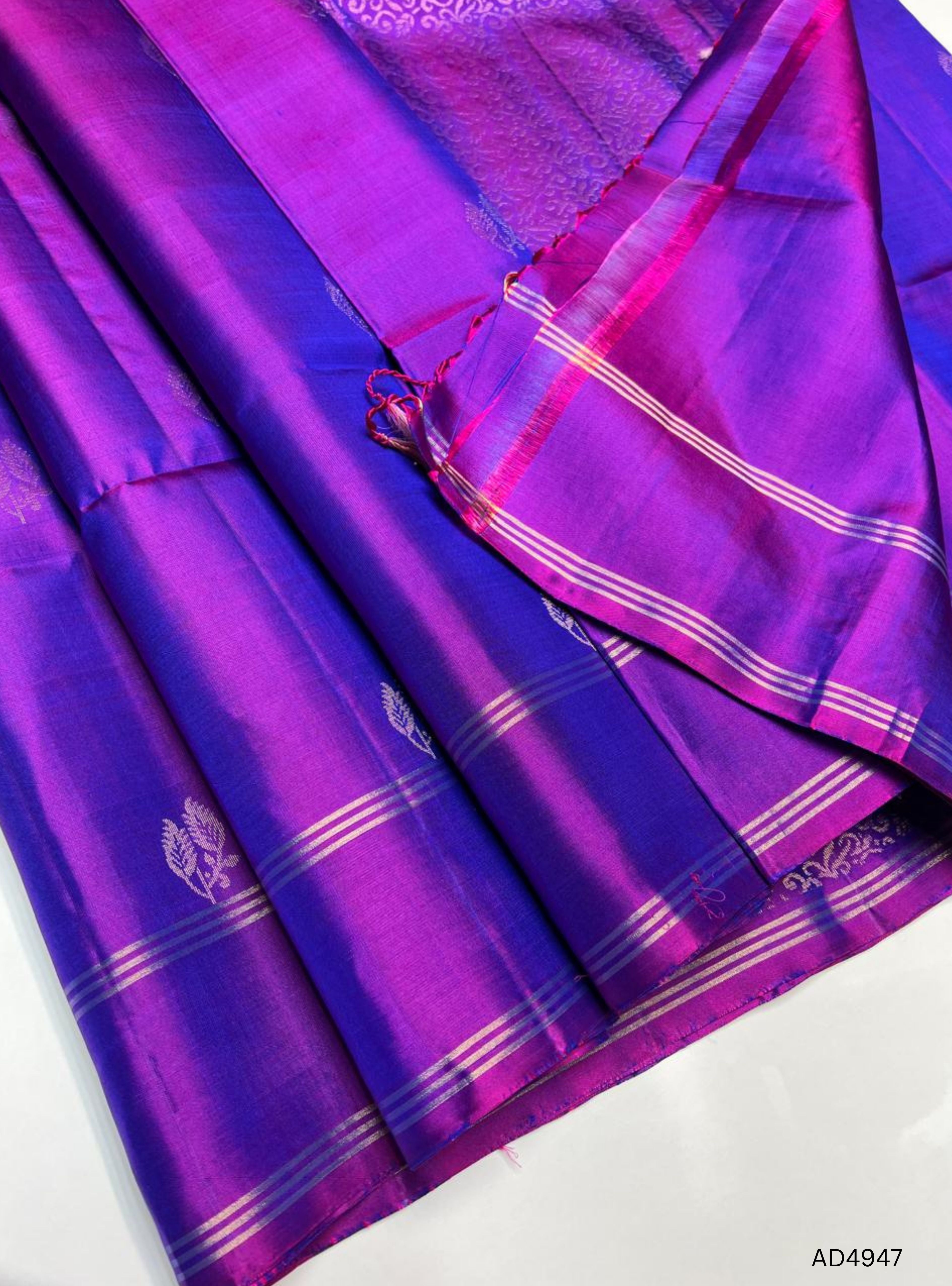 Dual Tone Purple - Soft Silk Saree