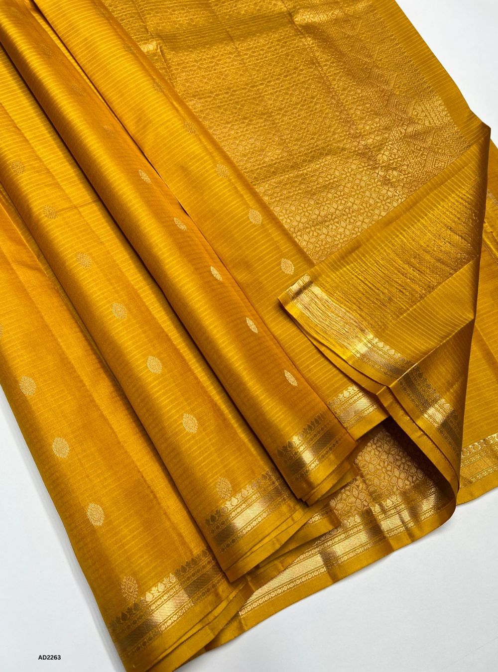 Yellow - Soft Silk Saree