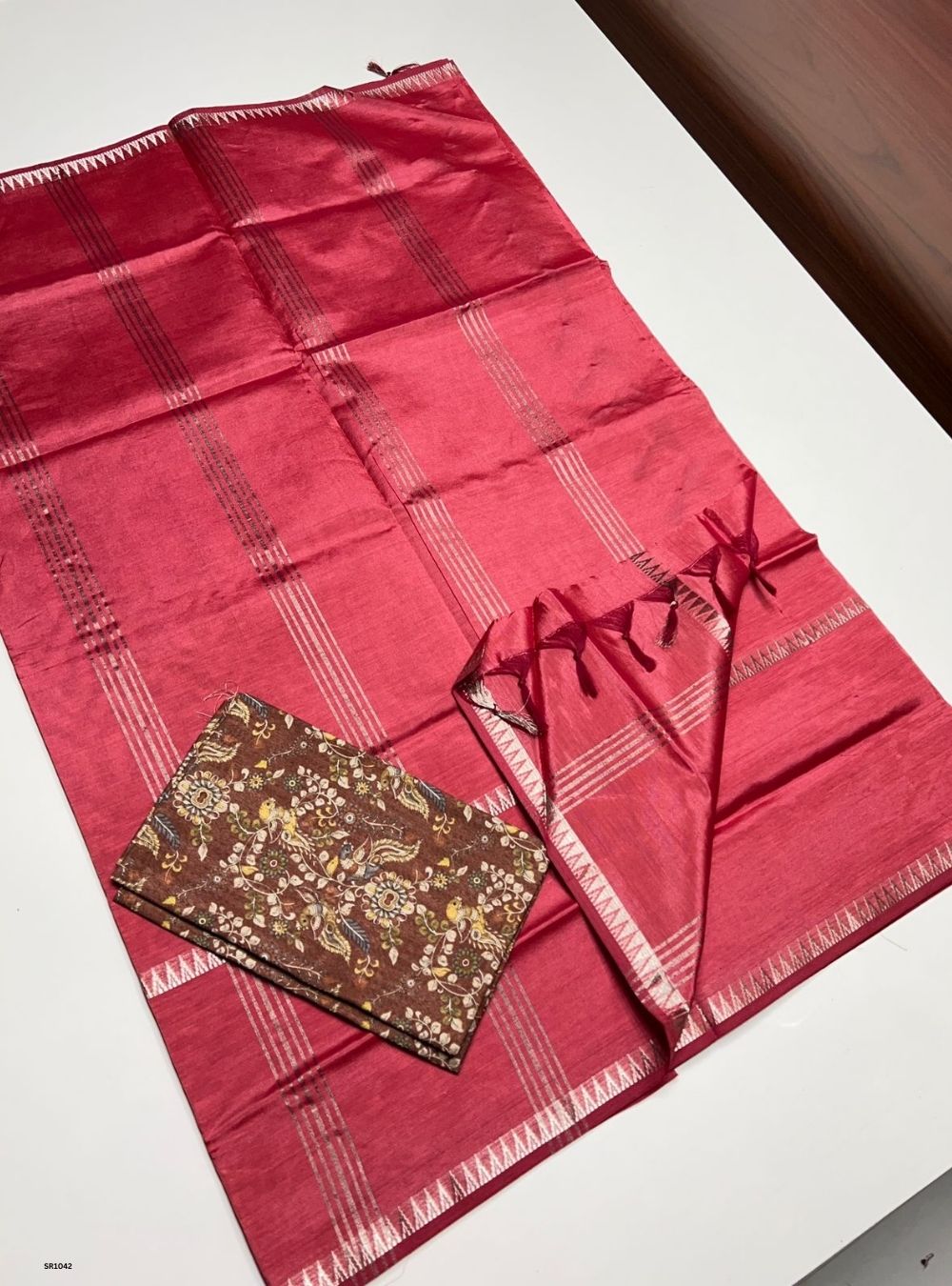 Baby Pink - Mangalagiri Silk Cotton