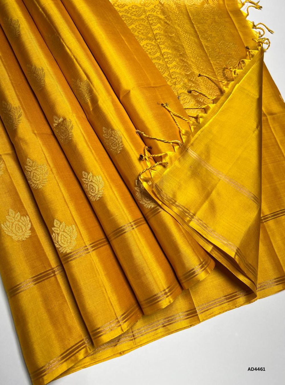 Yellow - Soft Silk Saree