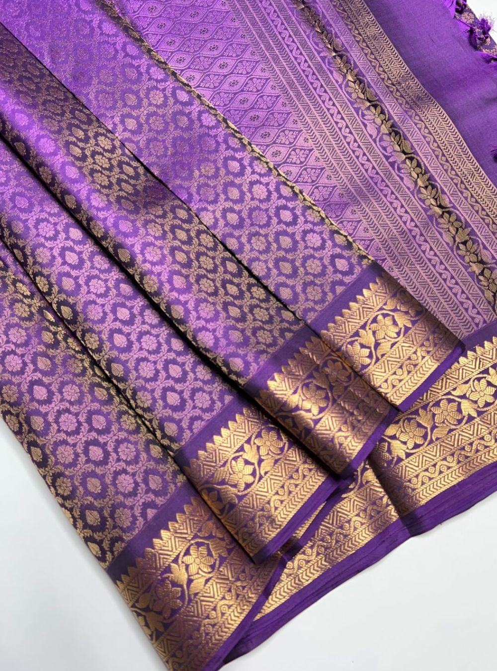 Violet - Soft Silk Saree