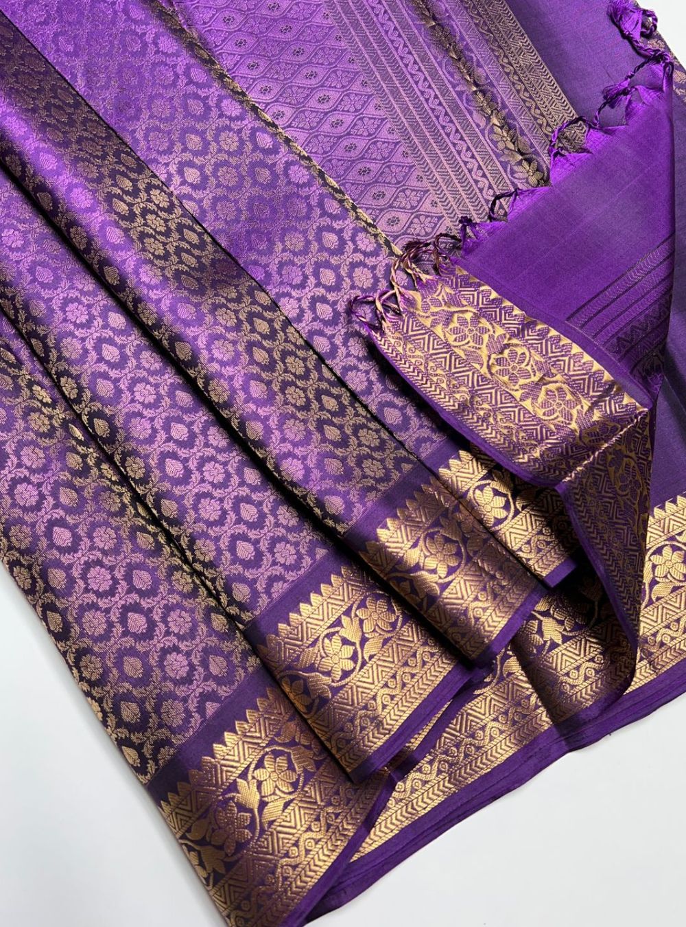 Violet - Soft Silk Saree
