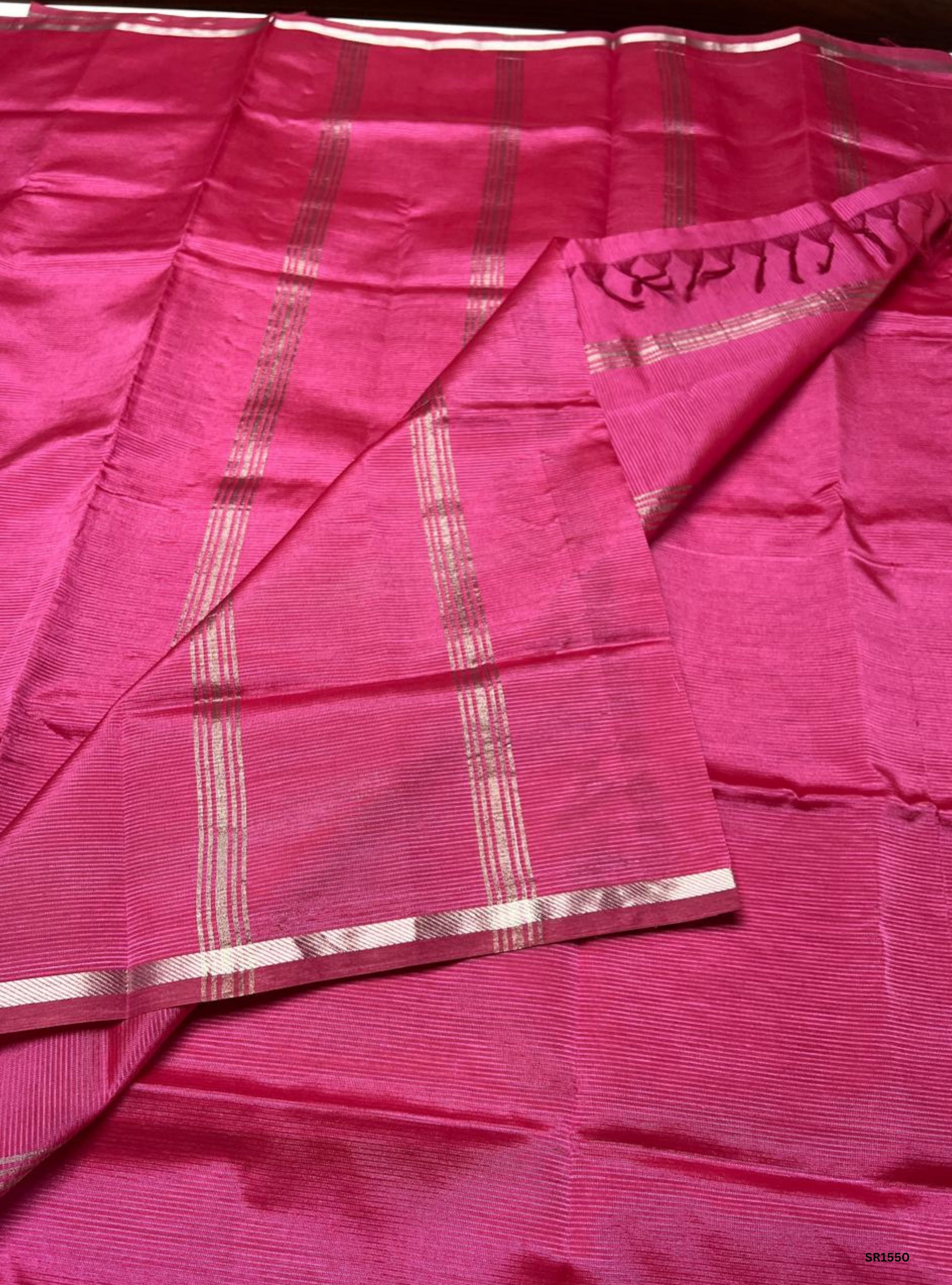 Pink - Mangalagiri Silk Cotton Saree