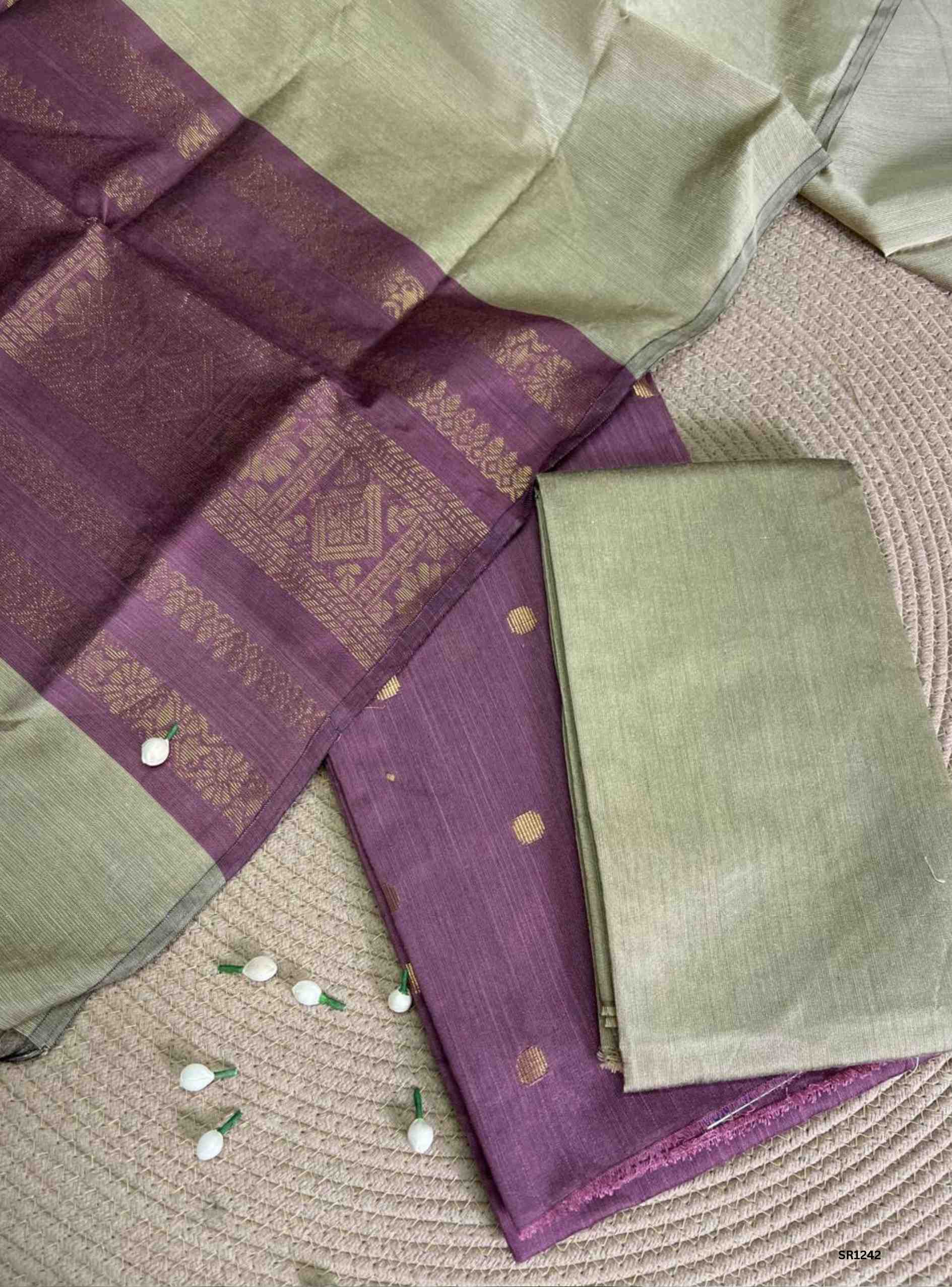 Onion Pink - Raw Silk Unstiched Suit 3 Pc Set