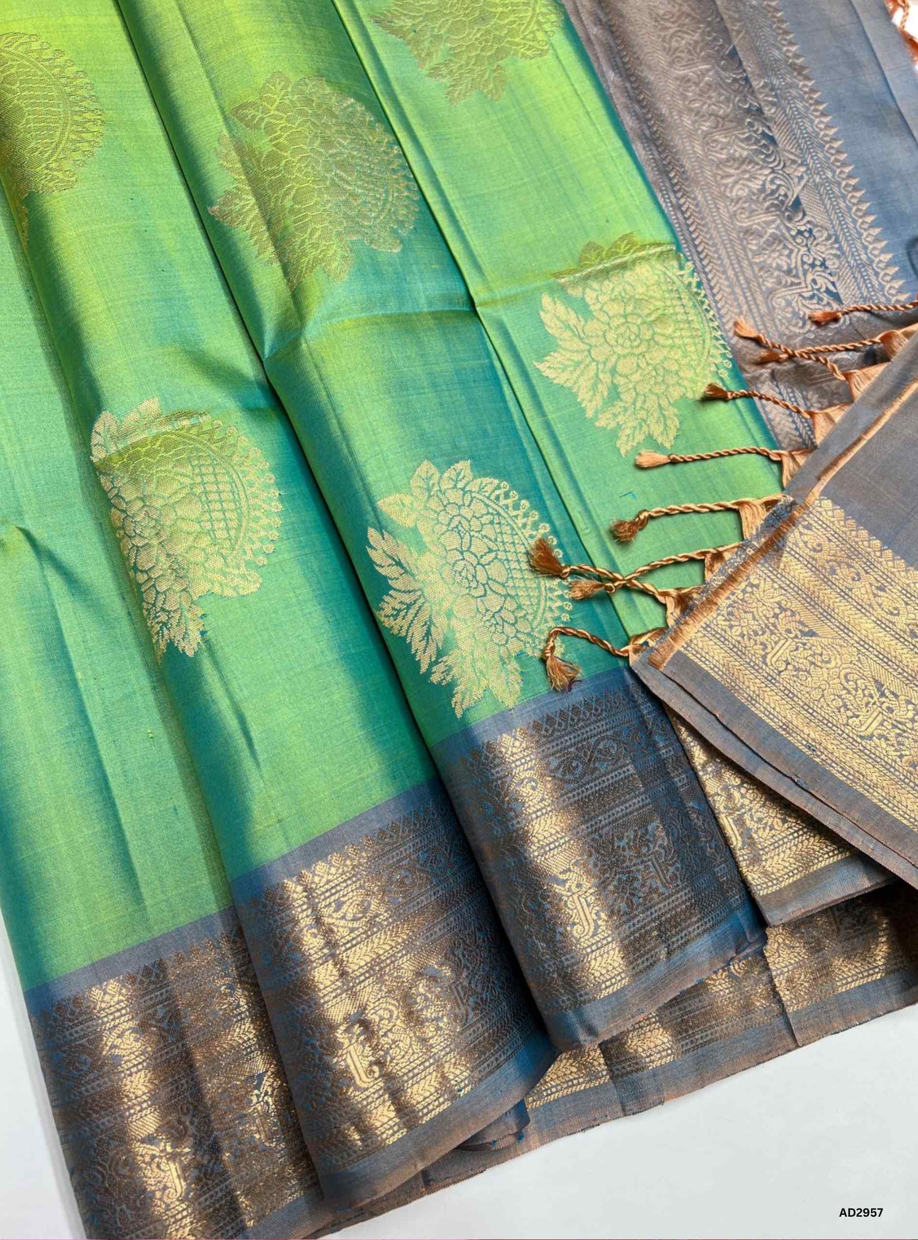 Rexona & Light Blue - Soft Silk Saree