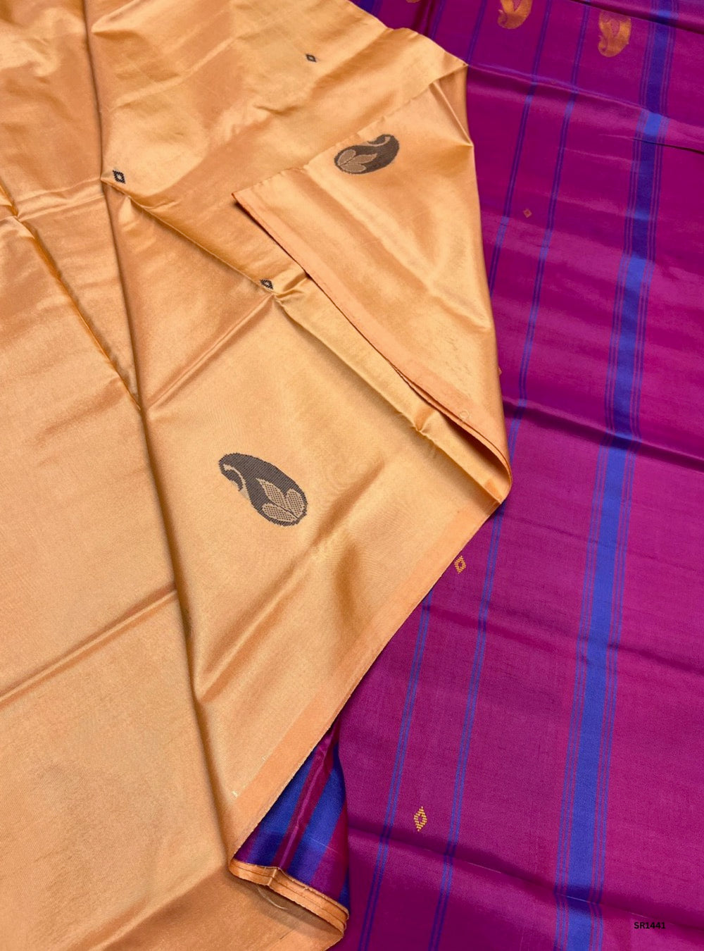 Rani Pink & Peach - Vazhainaar Pattu