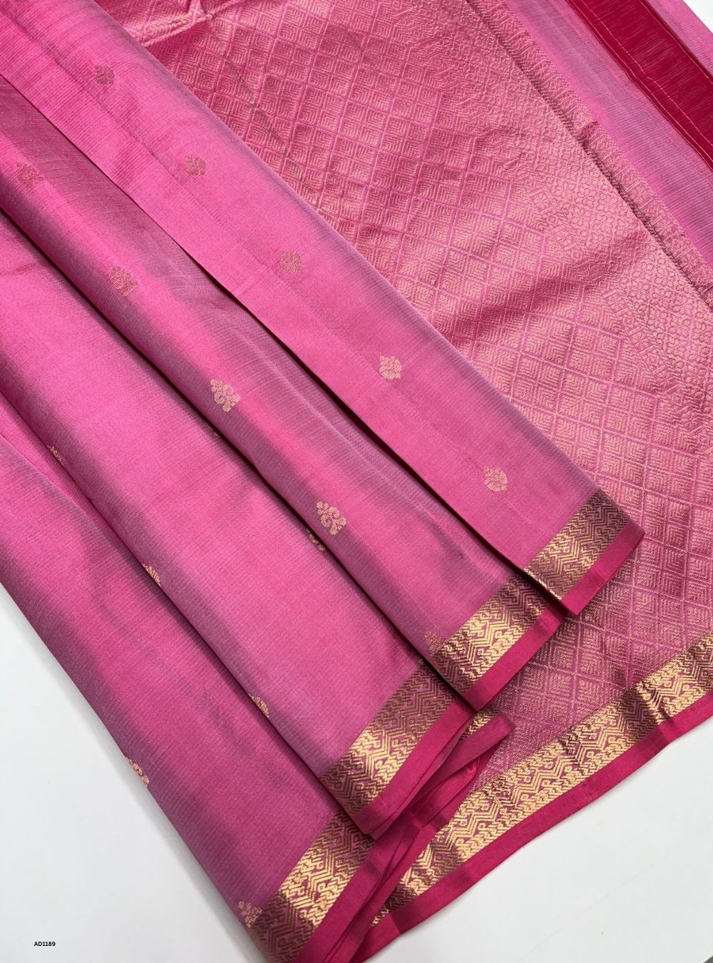 Baby Pink - Soft Silk Saree