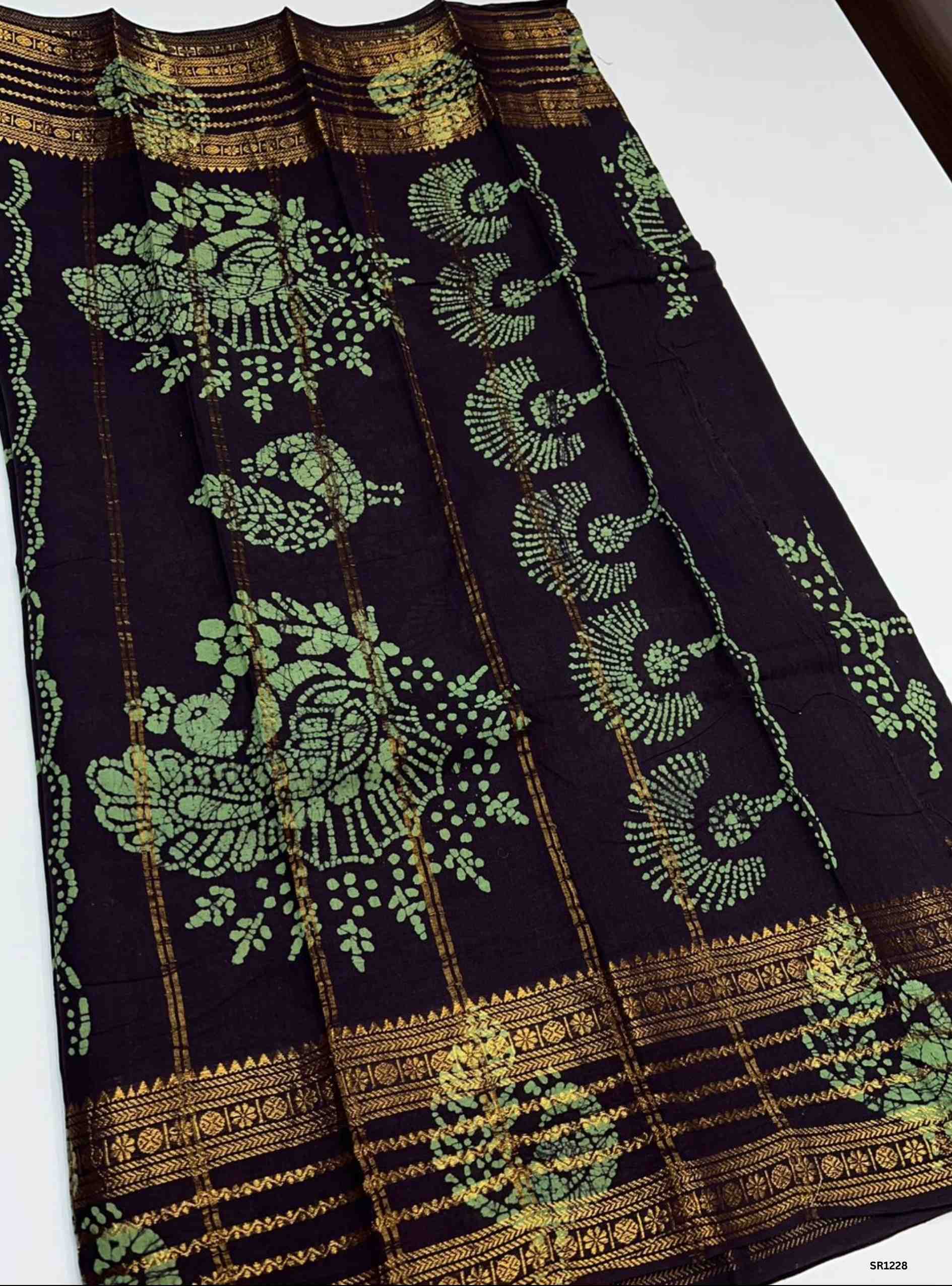 Coffee Brown - Wax Chungudi Cotton