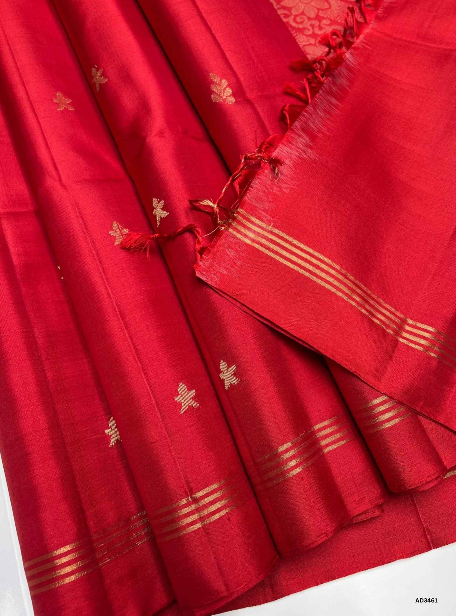 Red - Soft Silk Saree