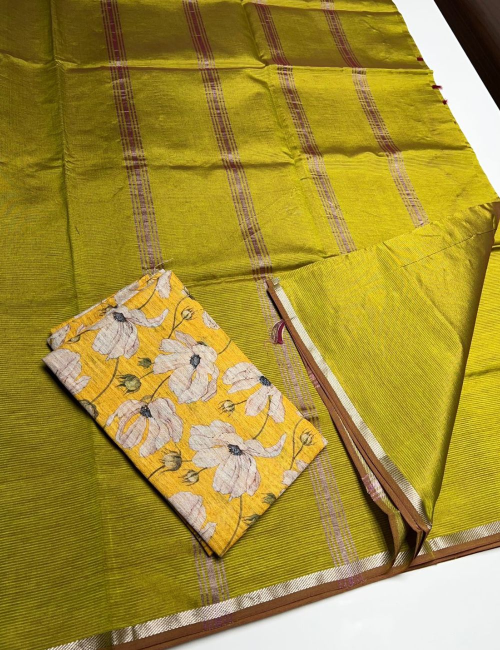 Parrot Green - Mangalagiri Cotton