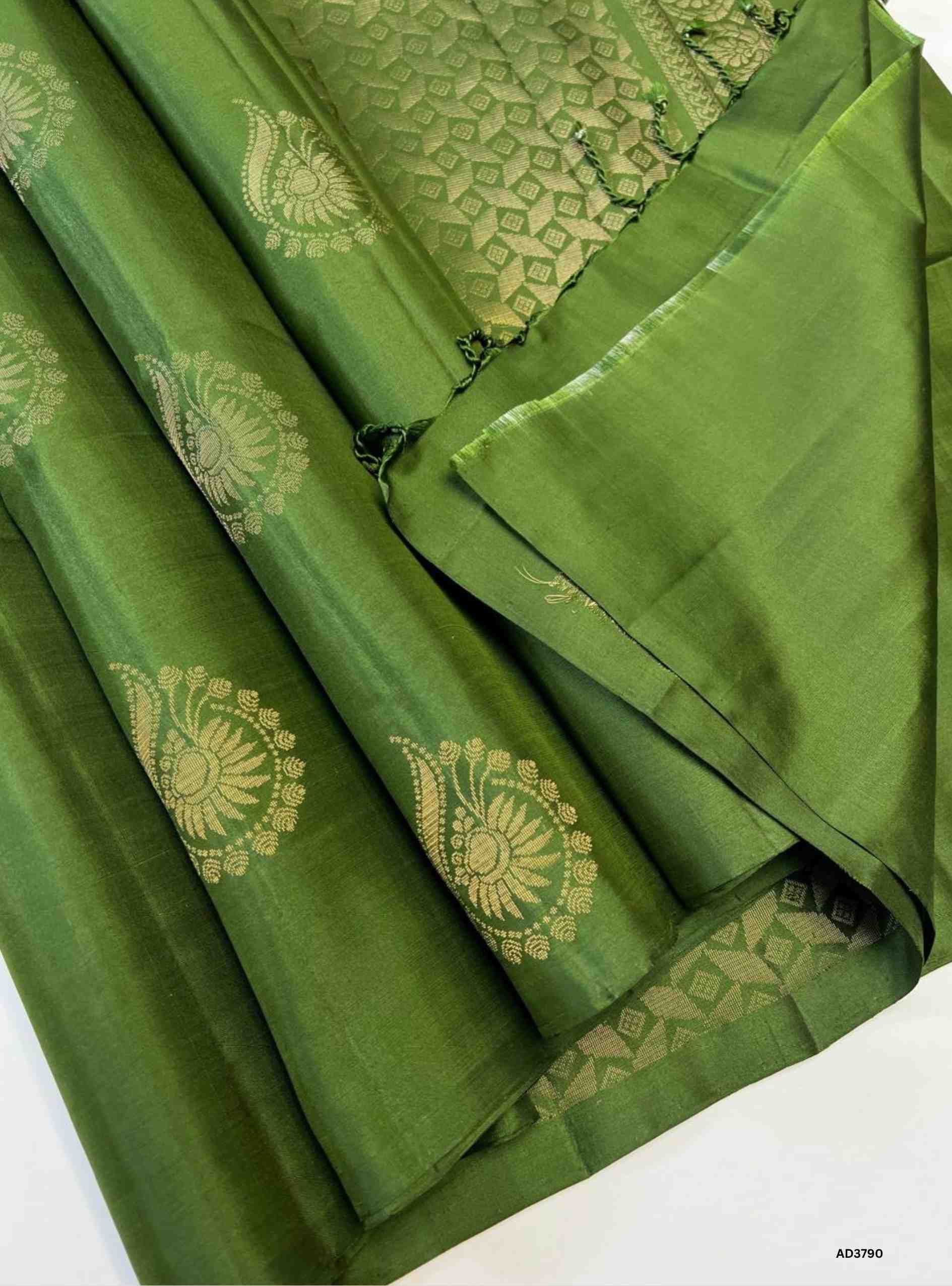 Green - Soft Silk Saree