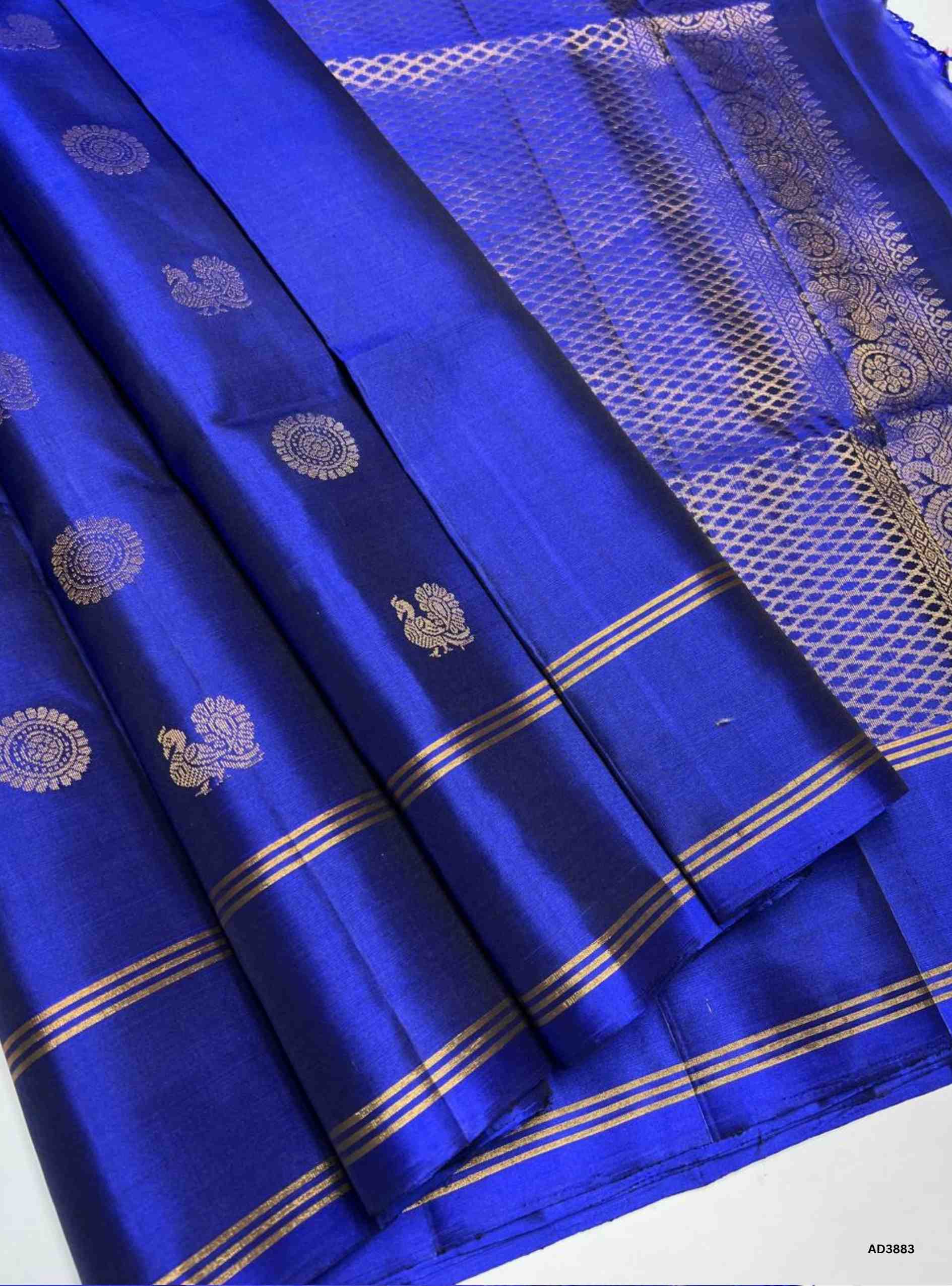 Royal Blue - Soft Silk Saree