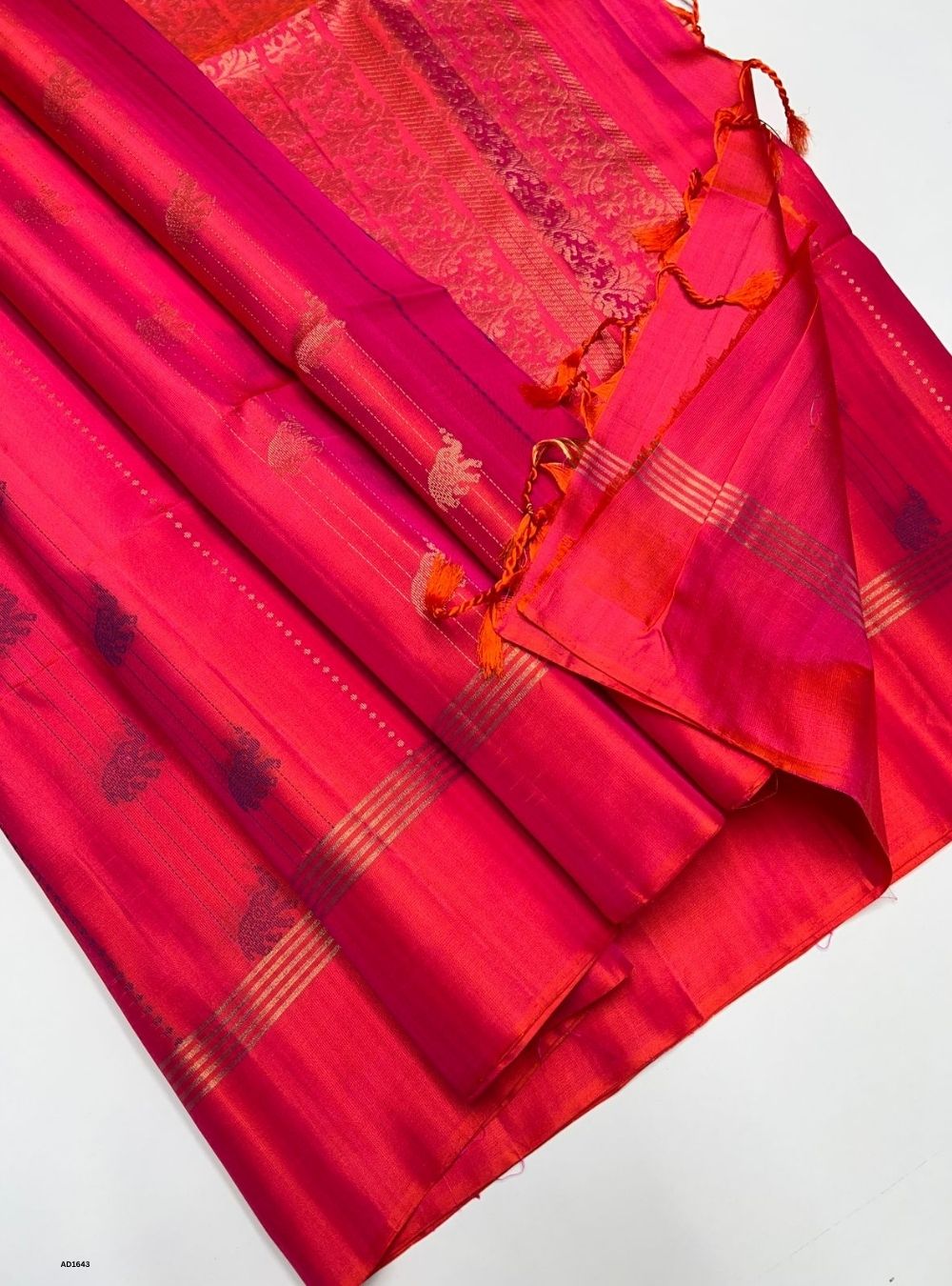 Dark Purple - Soft Silk Saree