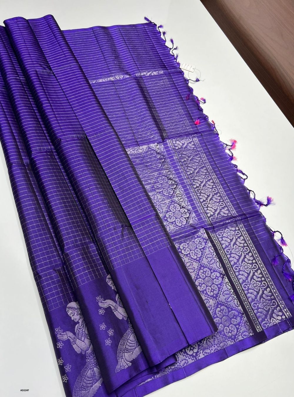 Violet - Soft Silk Saree