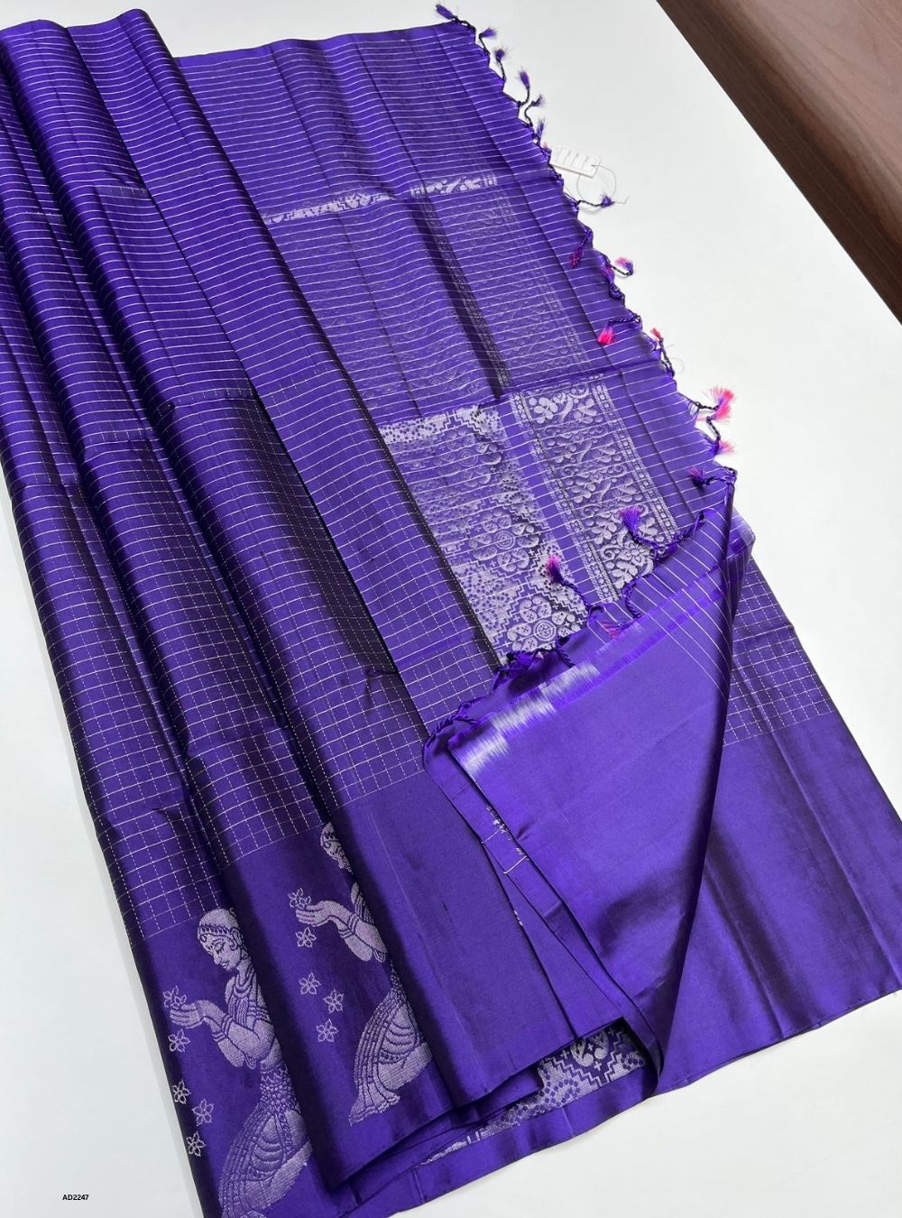 Violet - Soft Silk Saree