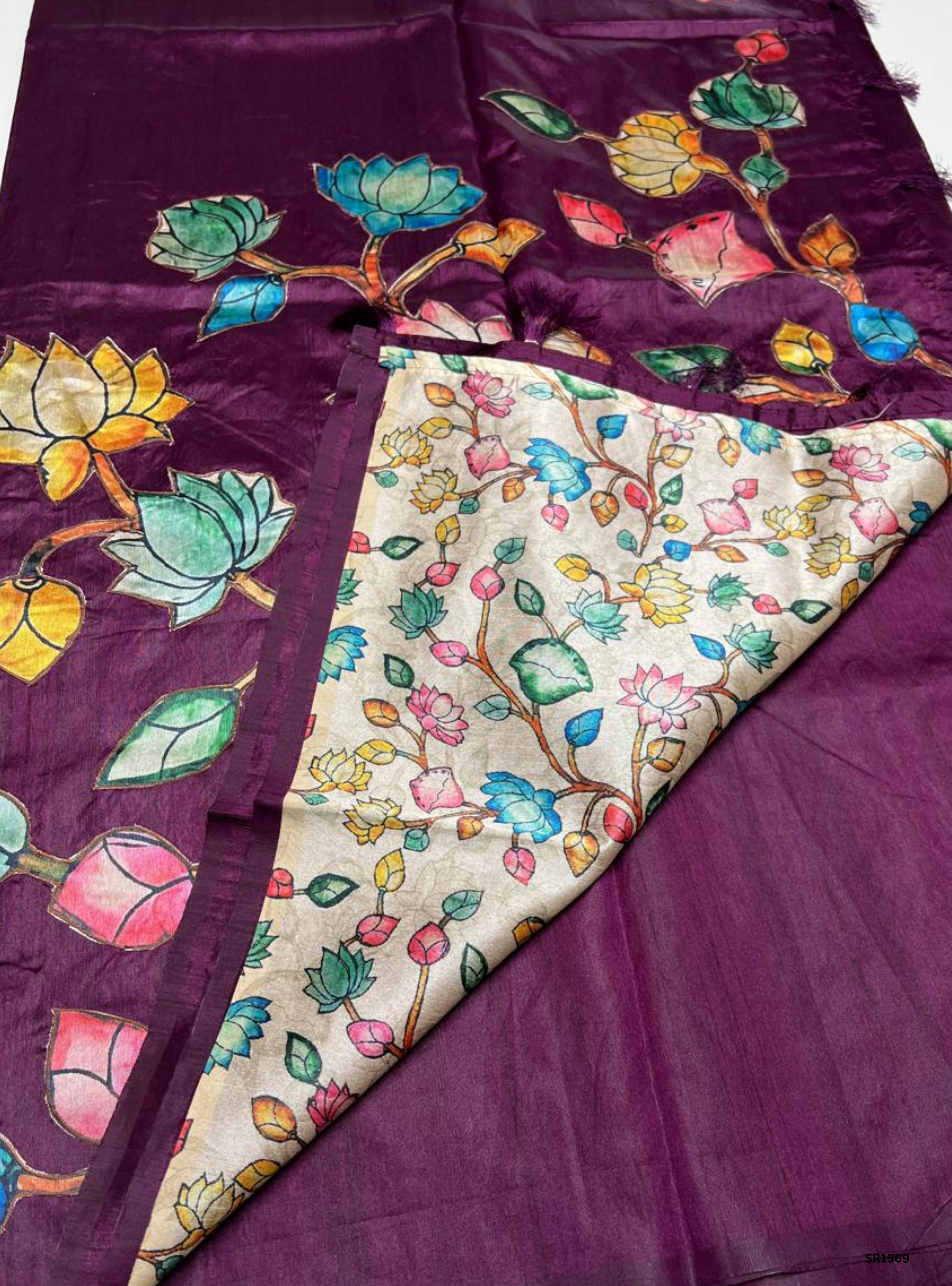 Jamun - Matka Silk Saree
