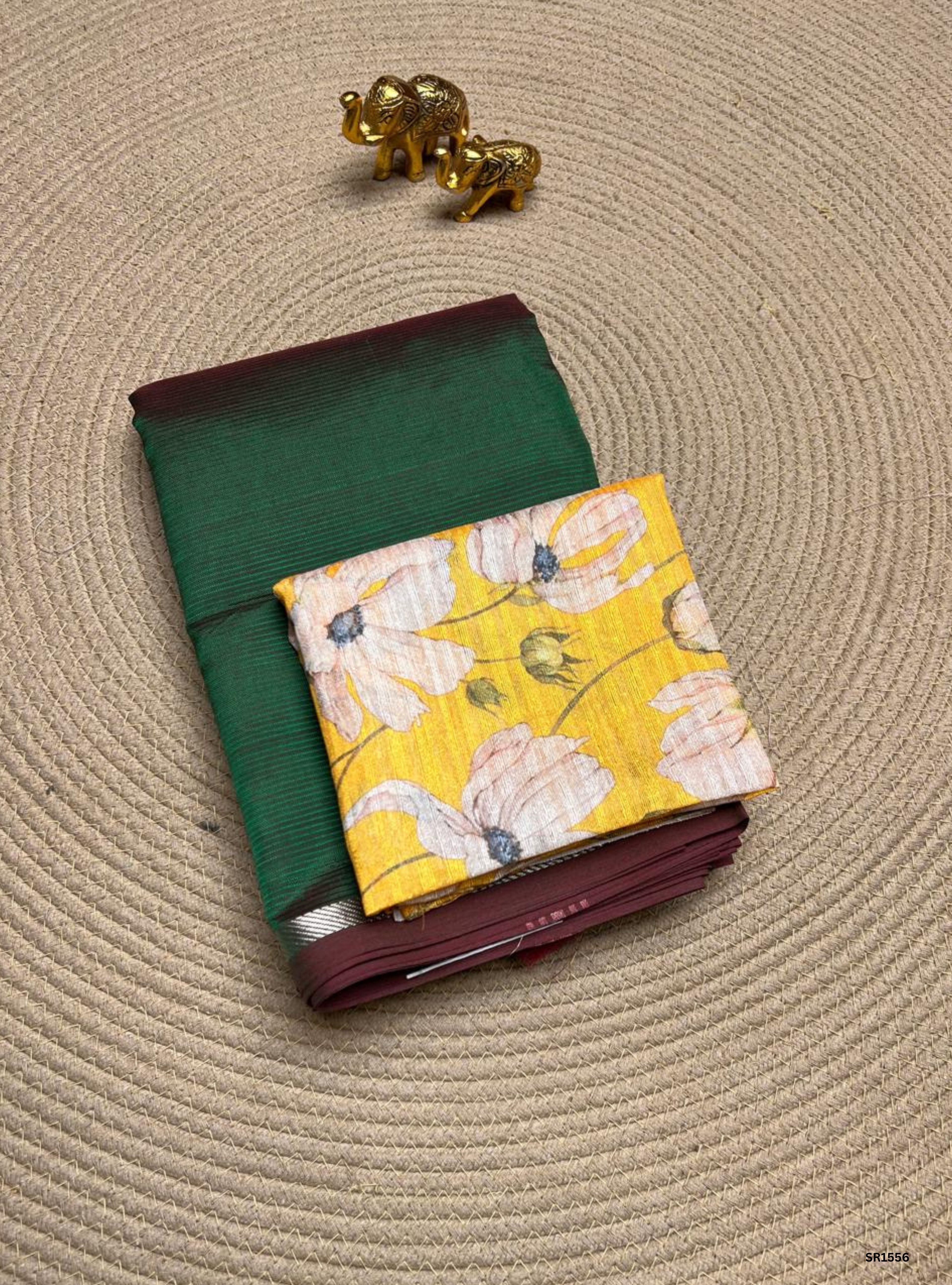 Green - Mangalagiri Silk Cotton Saree