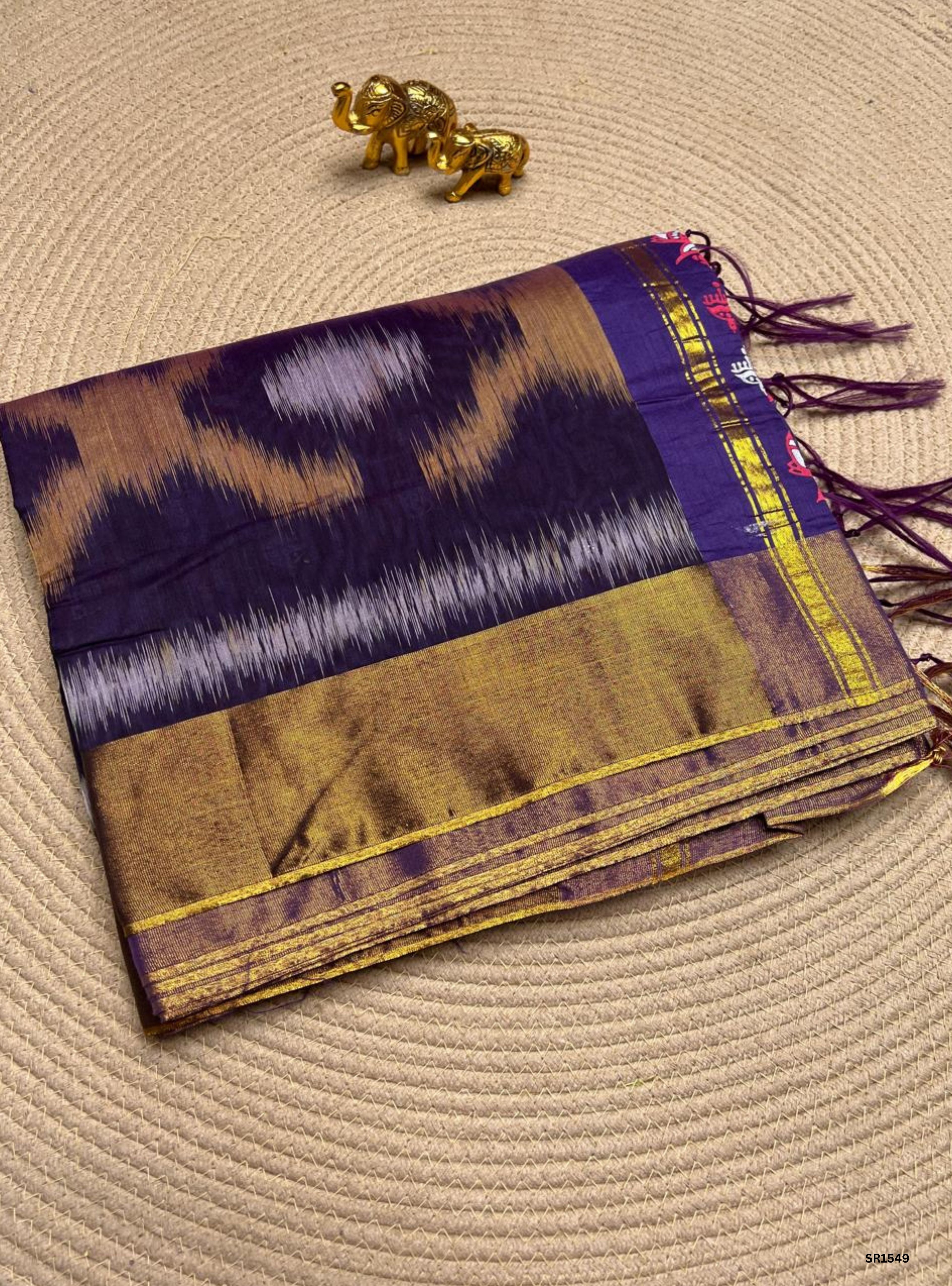 Violet & Plum - Kotta Cotton Saree