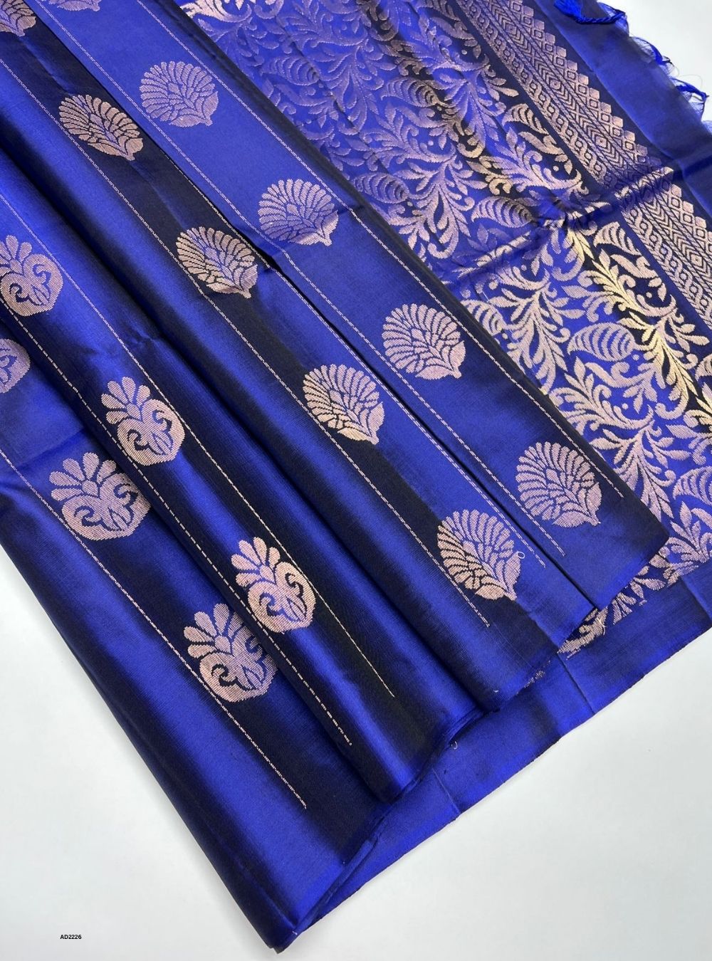 Royal Blue - Soft Silk Saree