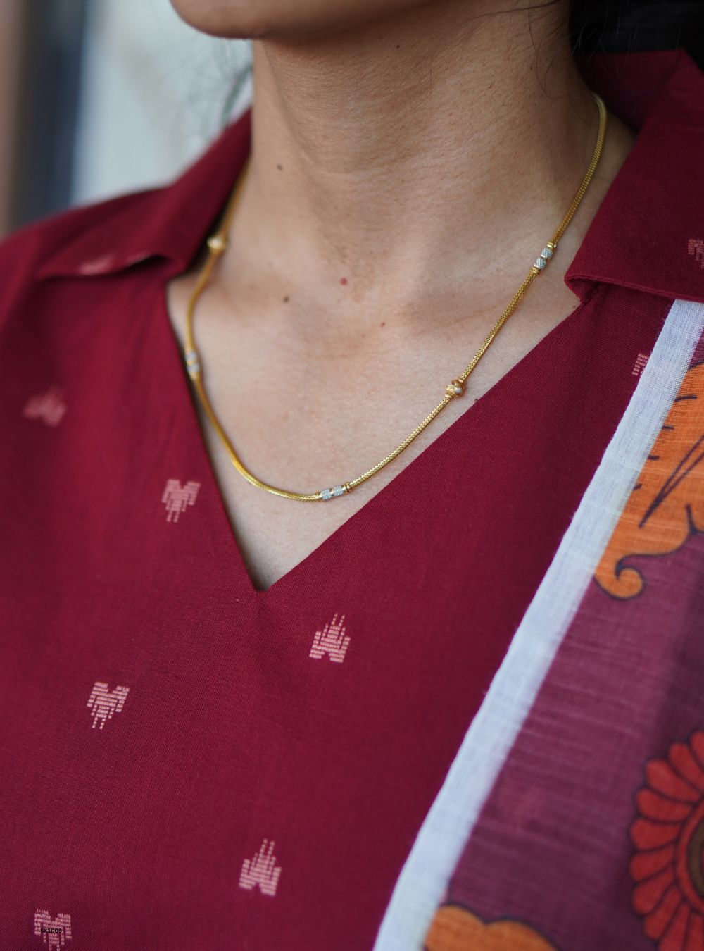 Rich maroon - Kurti
