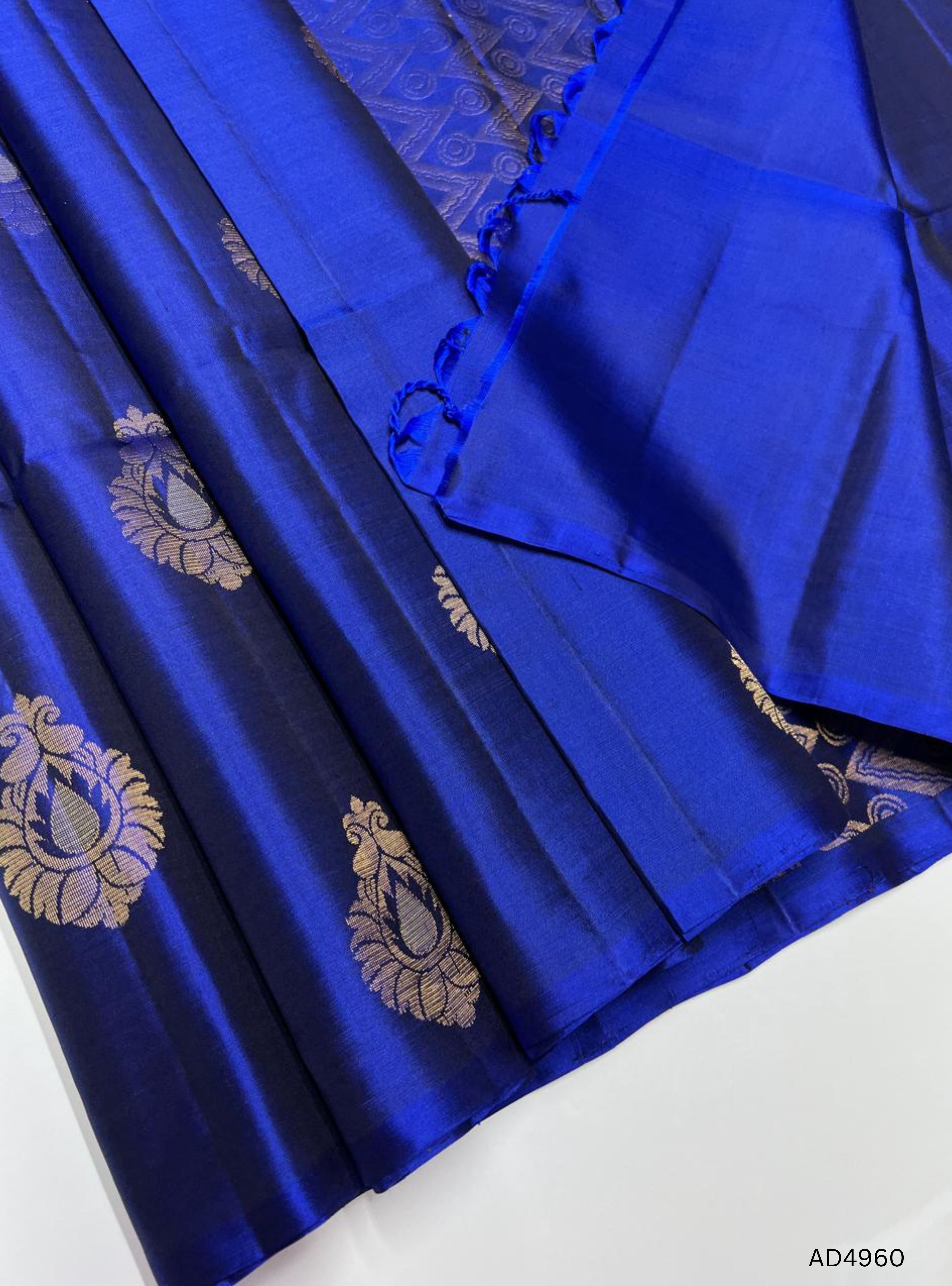 Royal Blue - Soft Silk Saree