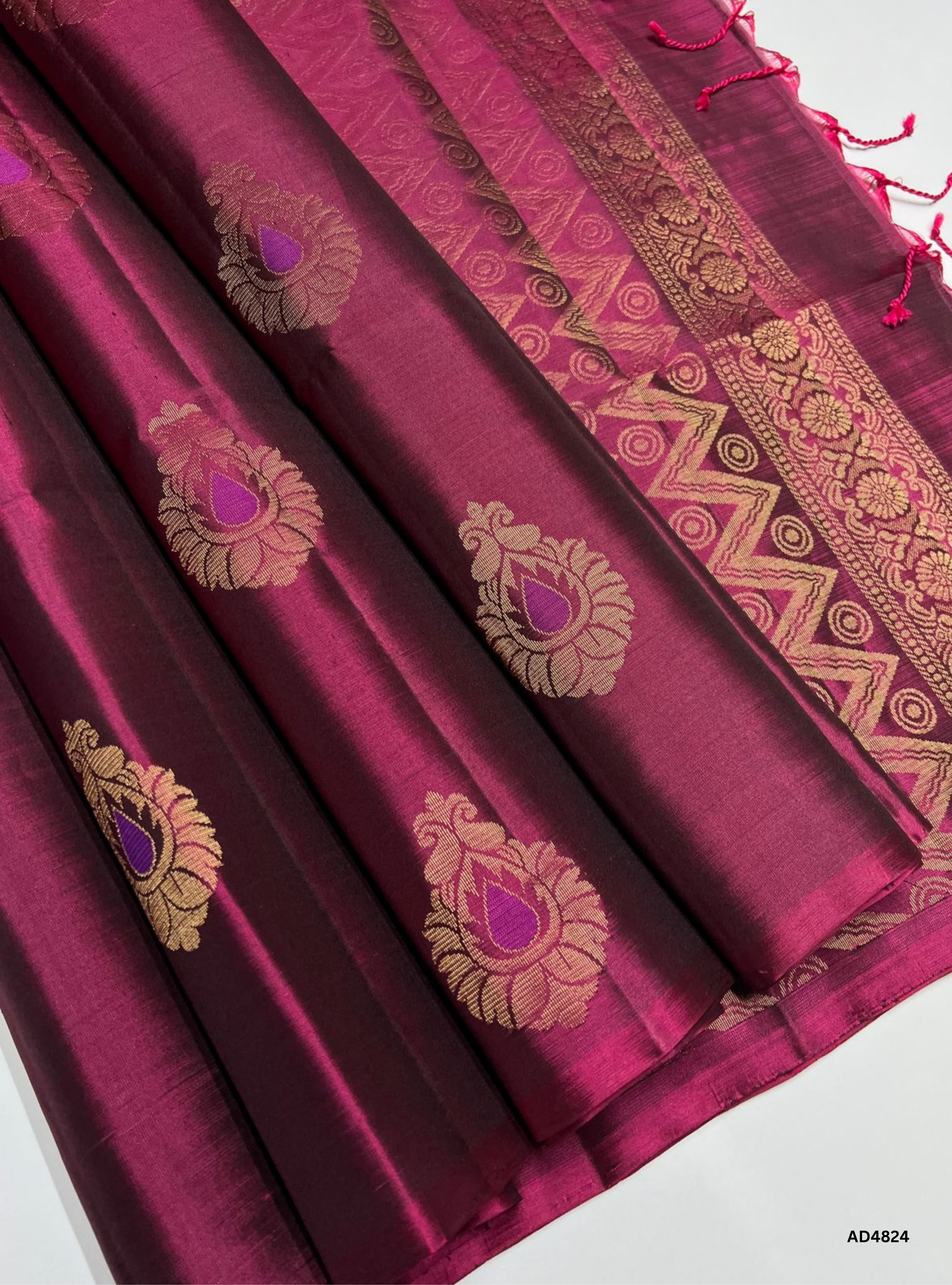 Magenta - Soft Silk Saree