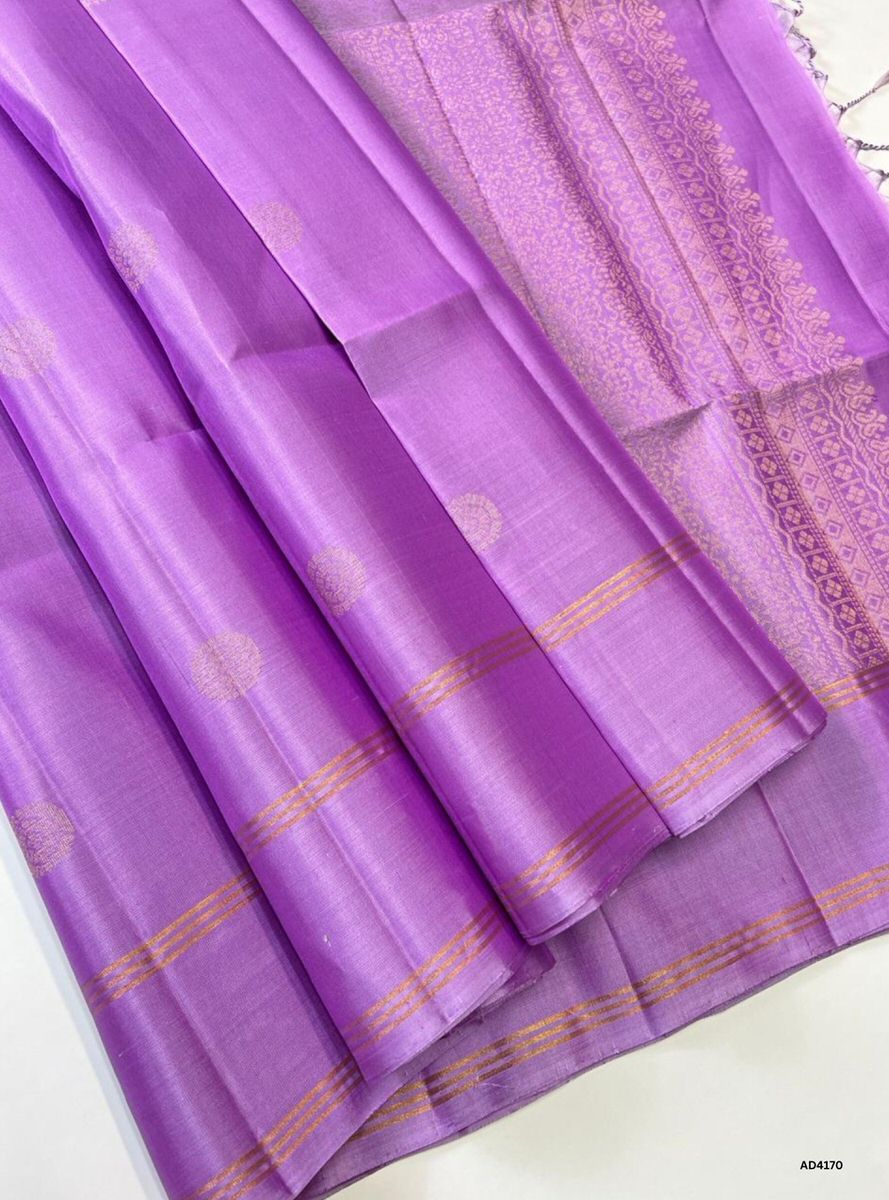 Lavender - Soft Silk Saree