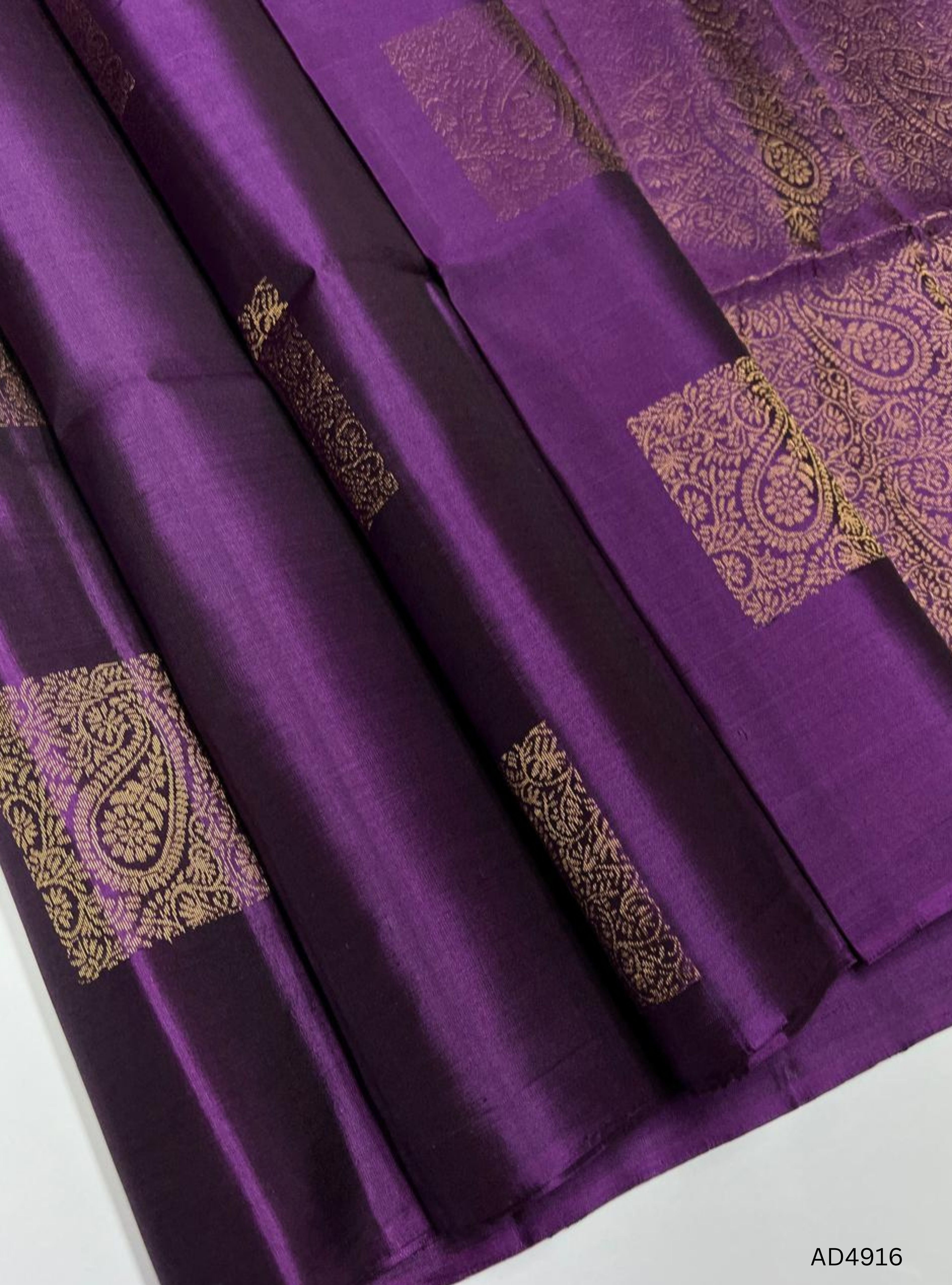 Mauve Purple - Soft Silk Saree