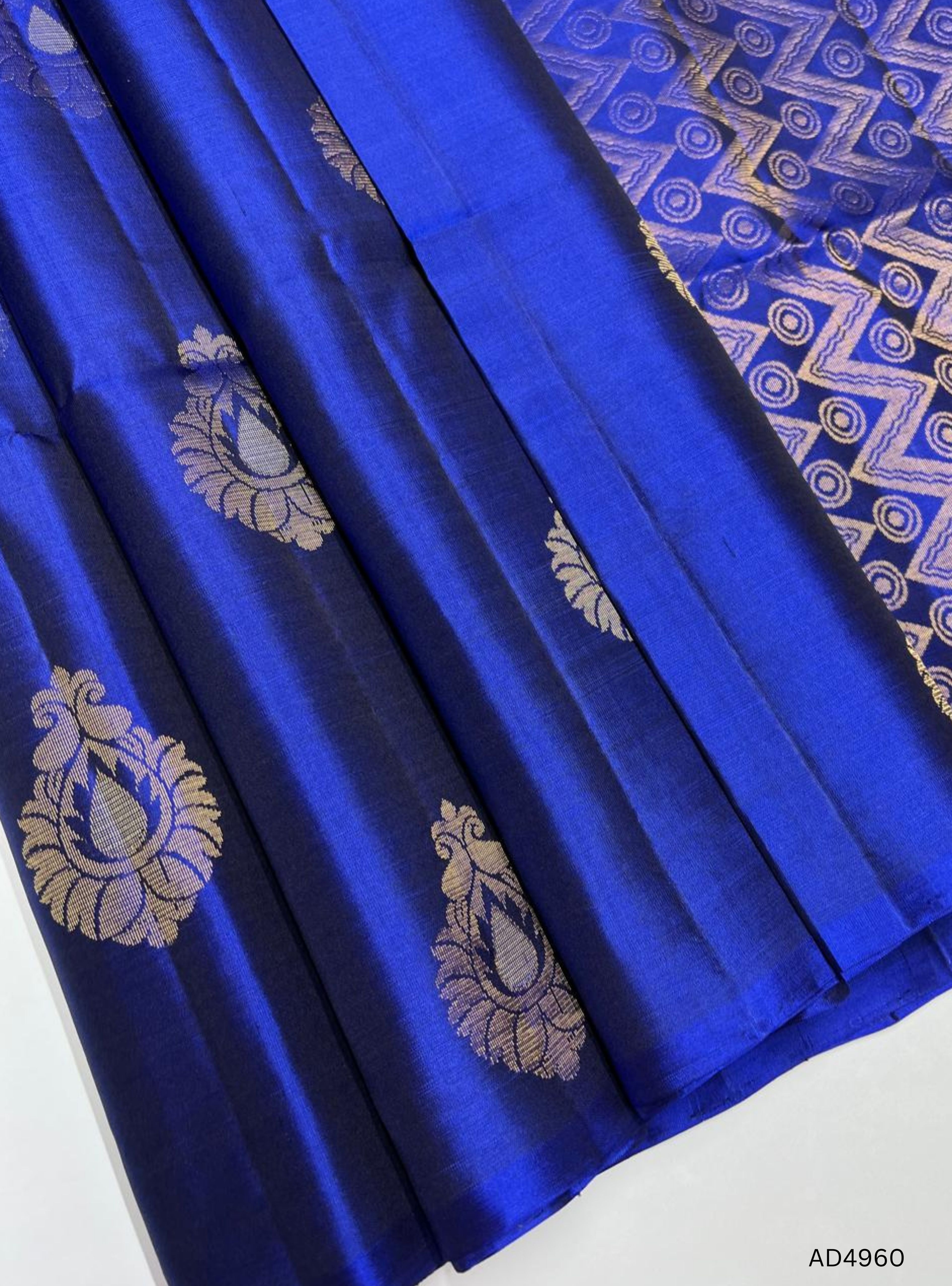 Royal Blue - Soft Silk Saree