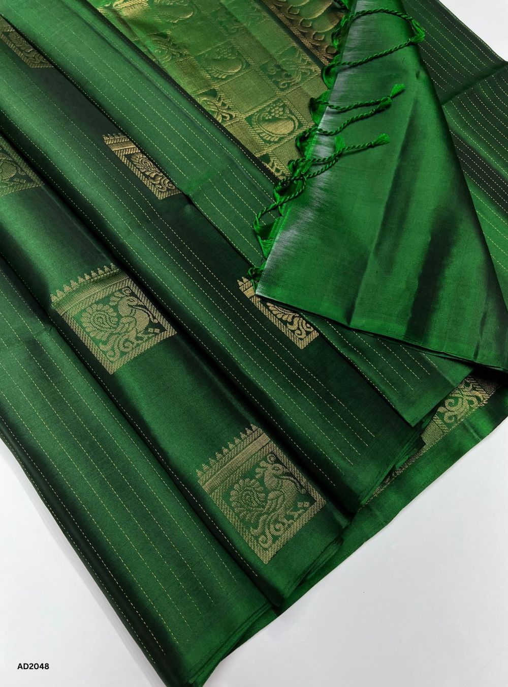 Emerald Green - Soft Silk Saree