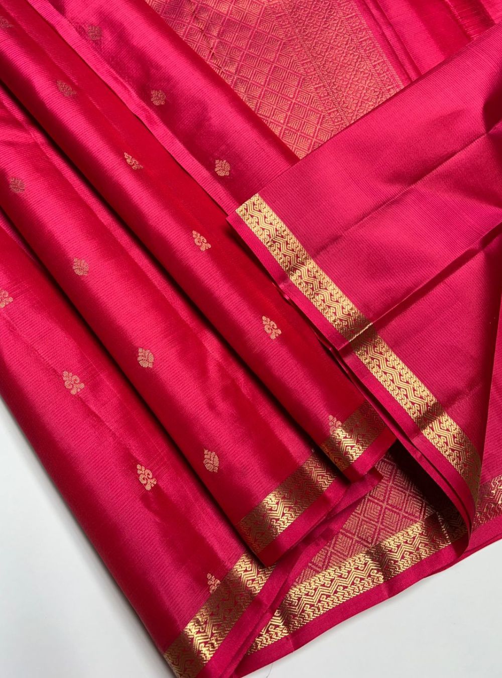 Candy Pink - Soft Silk Saree