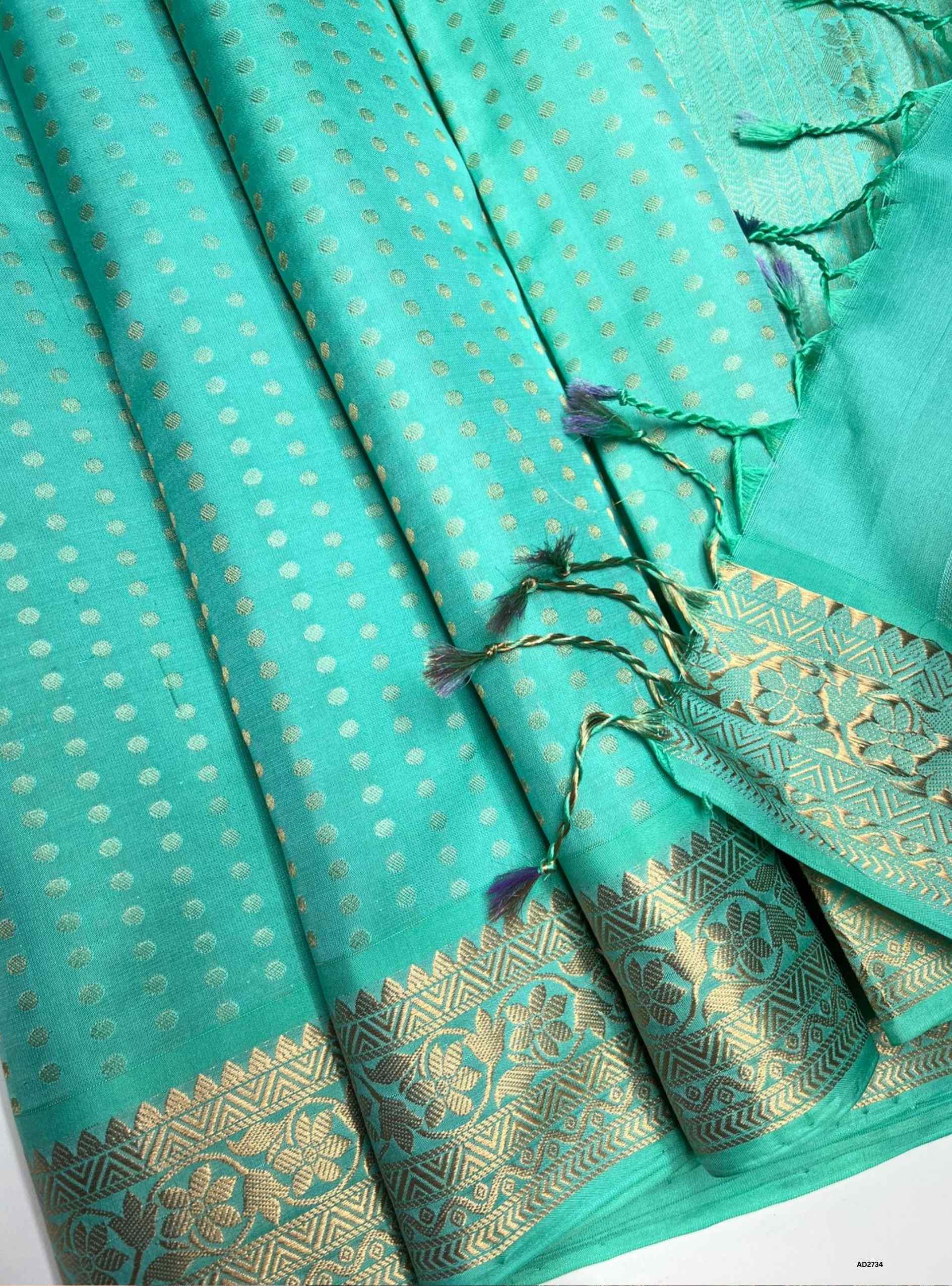 Aqua - Soft Silk Saree