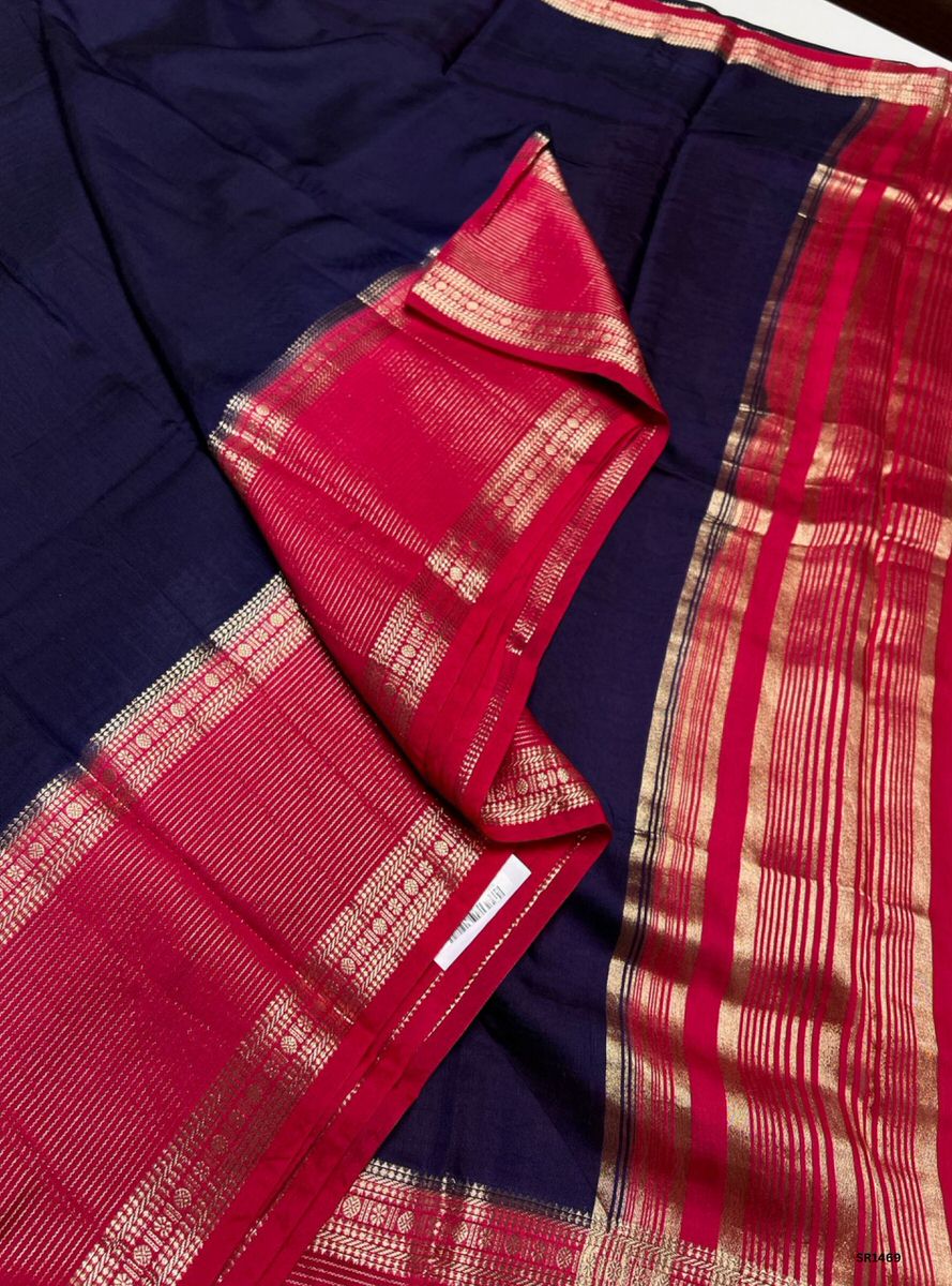 Purple & Reddish Pink - Binny Silk Saree