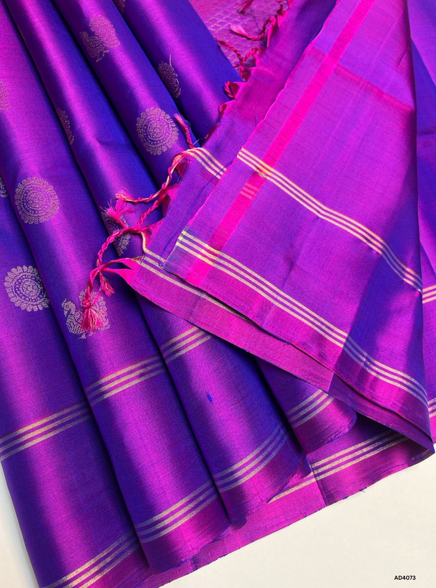Royal purple - Soft Silk Saree