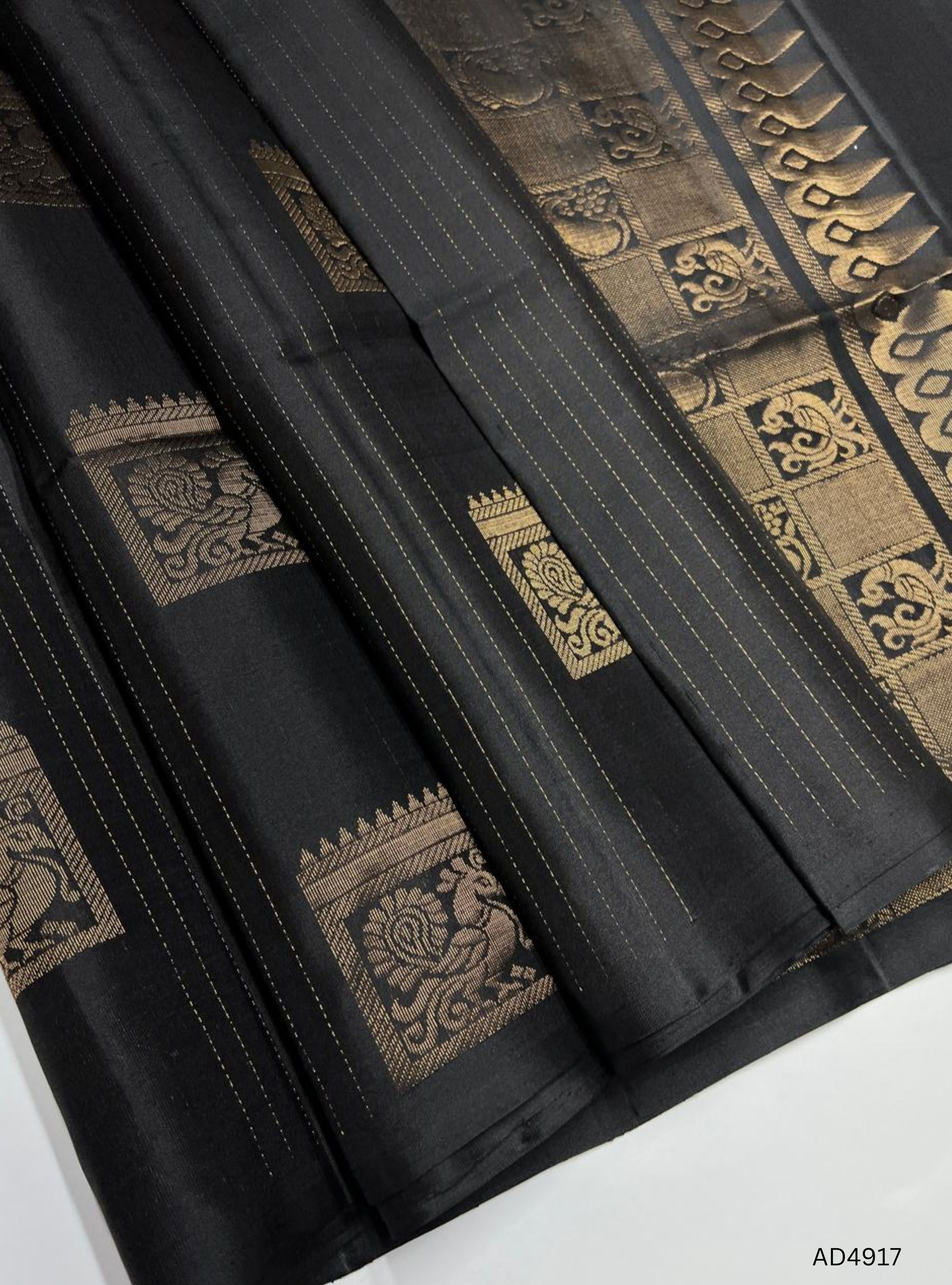 Black - Soft Silk Saree