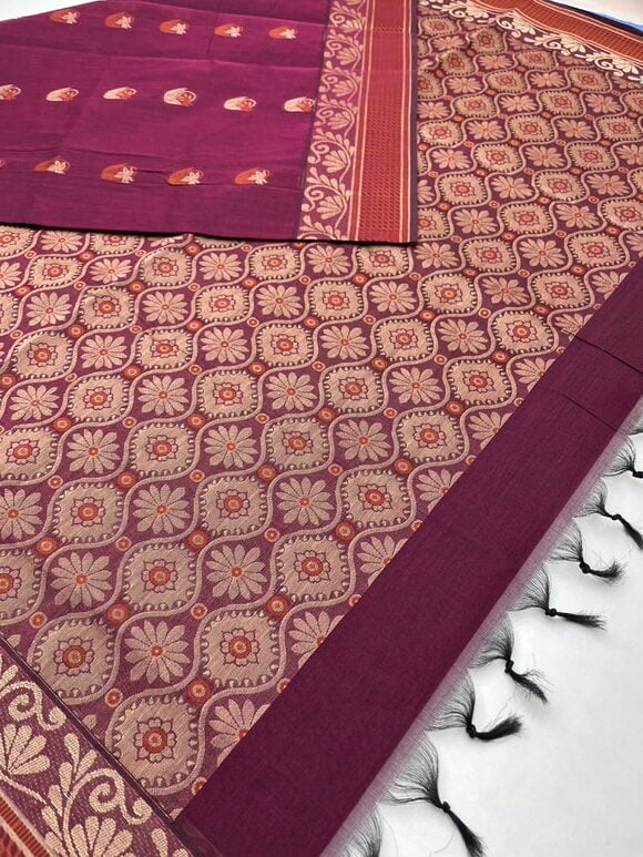 MAGENTA COLOR - PURE COTTON