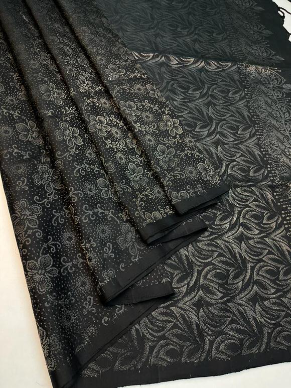 Black - Soft Silk Saree