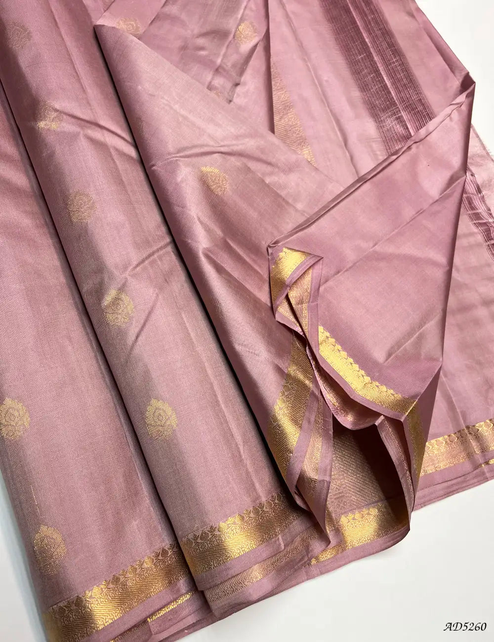 Cream - Kanchi Border Soft Silk Saree Pallu View