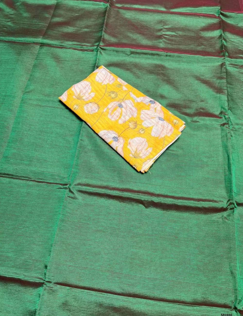 Green - Mangalagiri Silk Cotton Saree