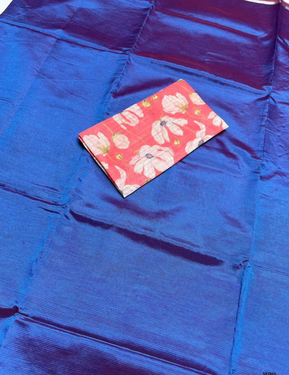 Peacock Blue - Mangalagiri Silk Cotton Saree