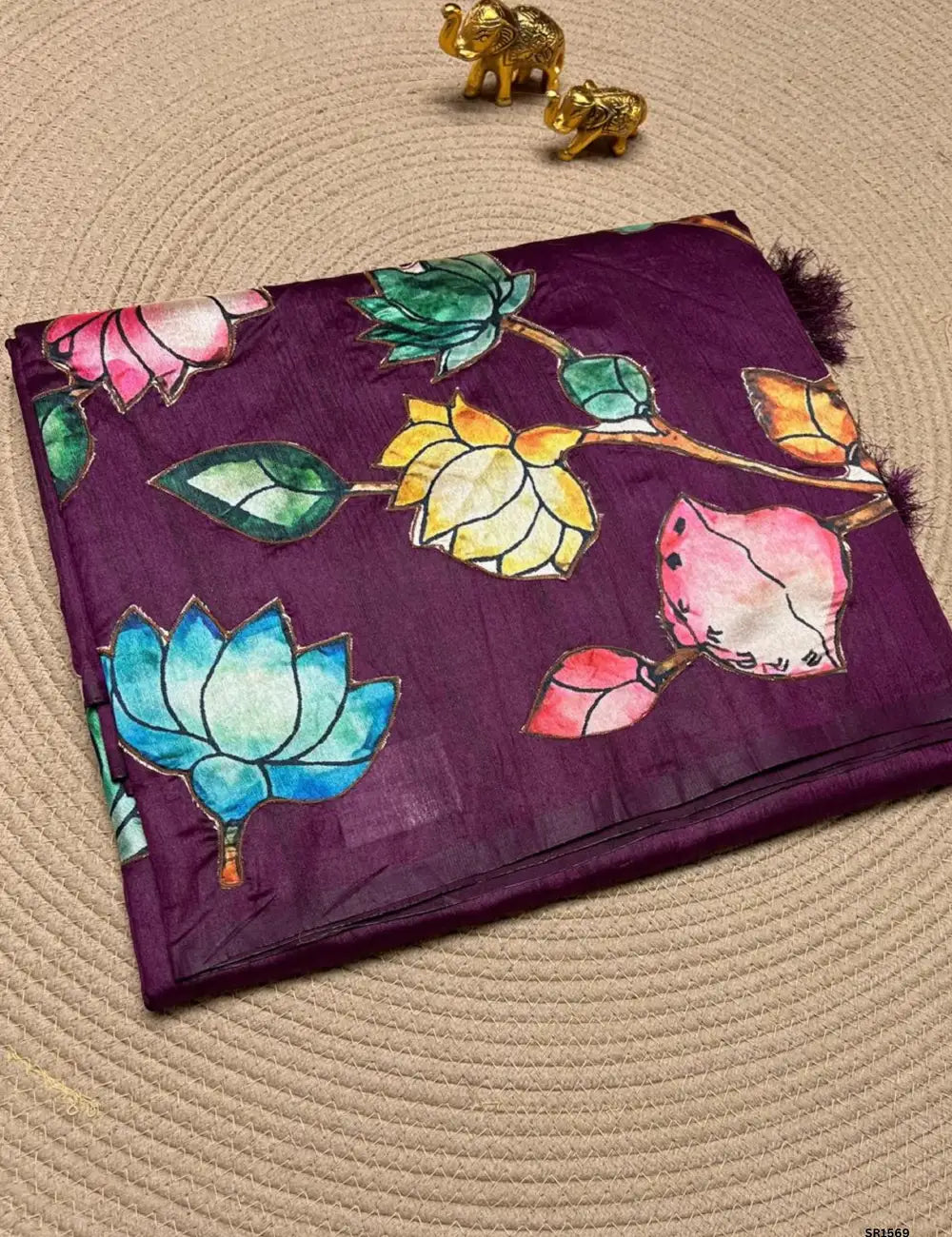 Jamun - Matka Silk Saree