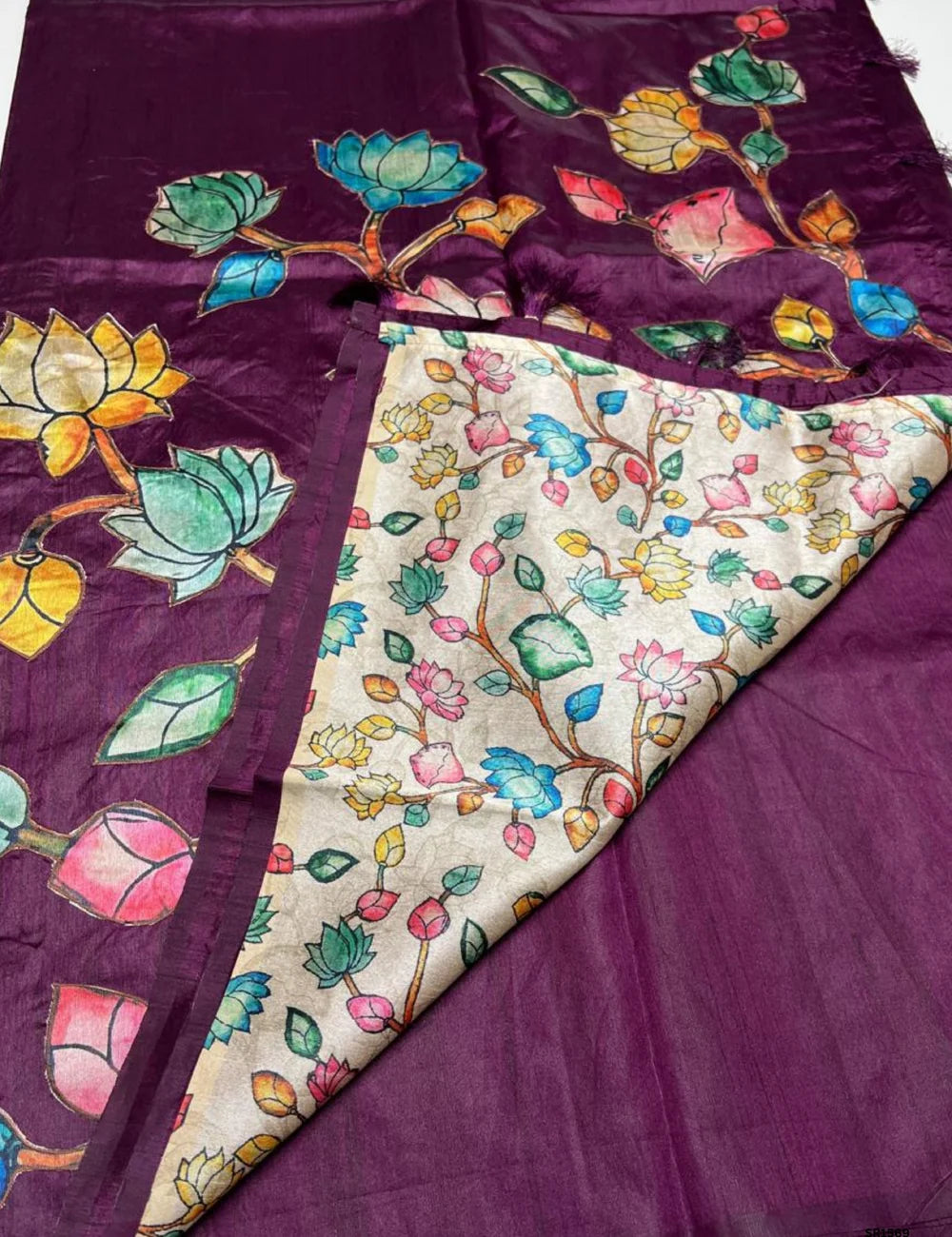 Jamun - Matka Silk Saree
